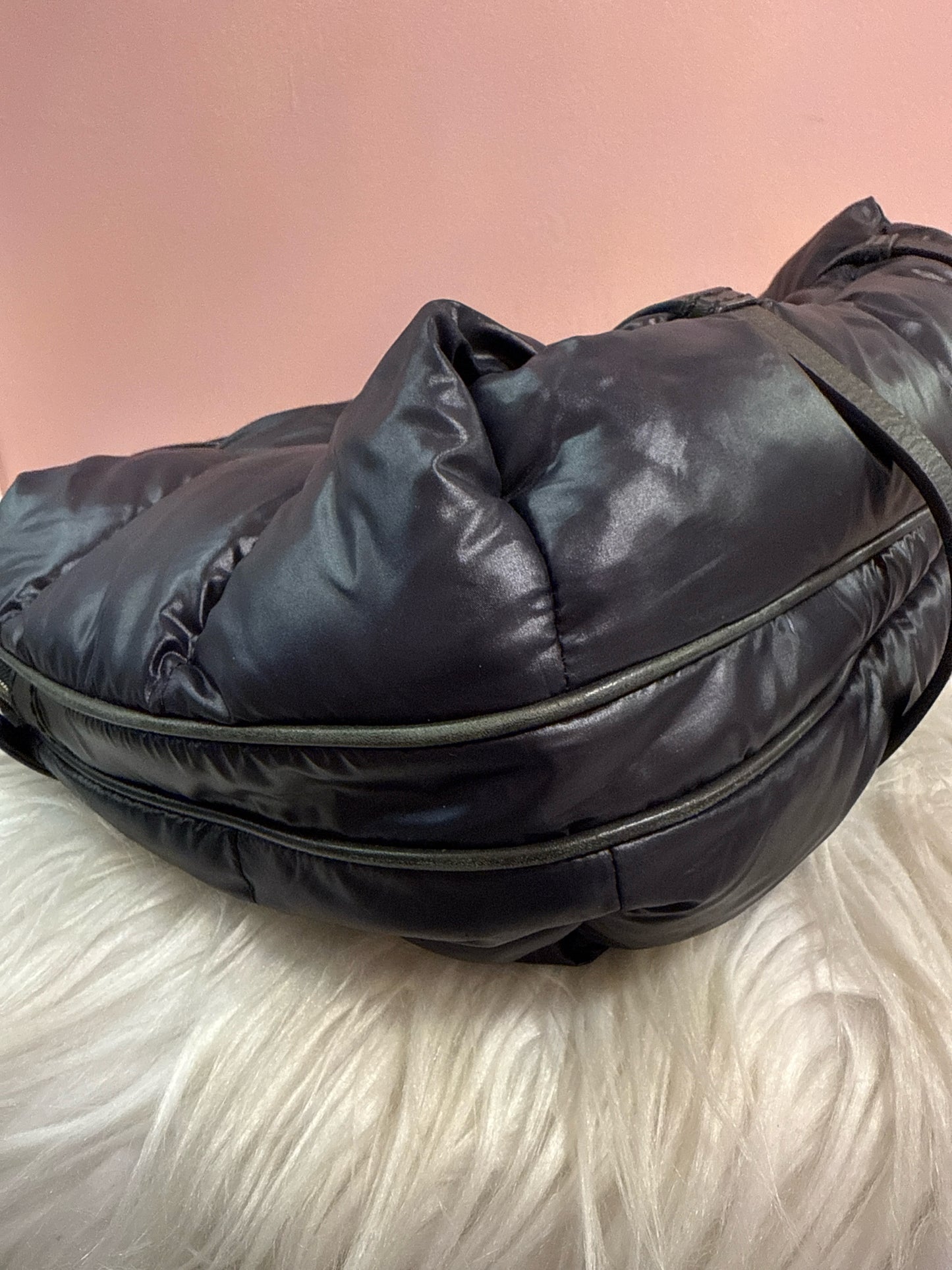 Tumi navy puffer weekender/travel/computer bag