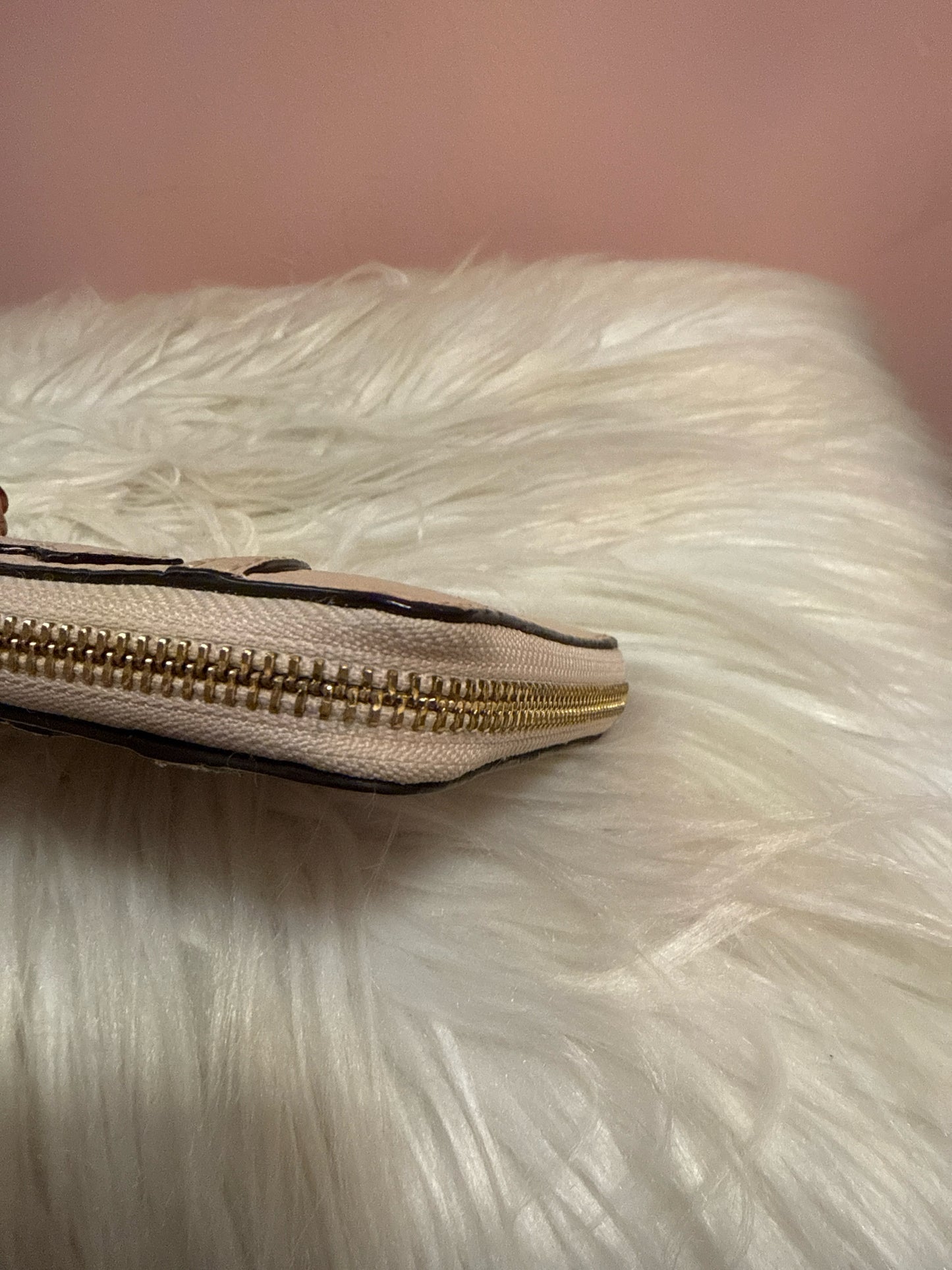 Tory Burch all T east west blush continental wallet