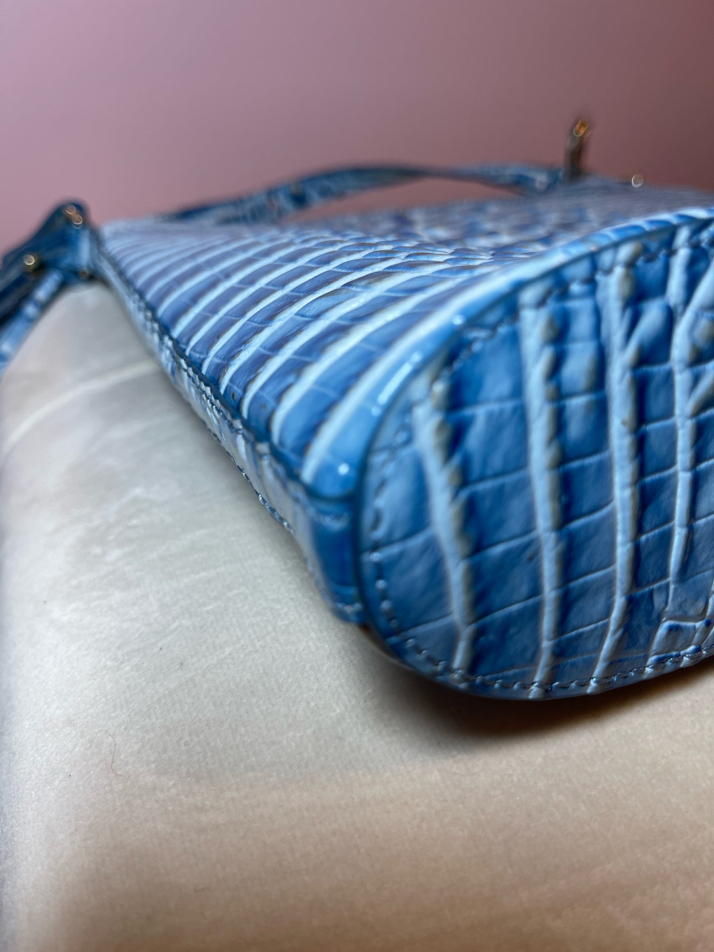 BRAHMIN KATIE HAVEN BLUE CROSSBODY