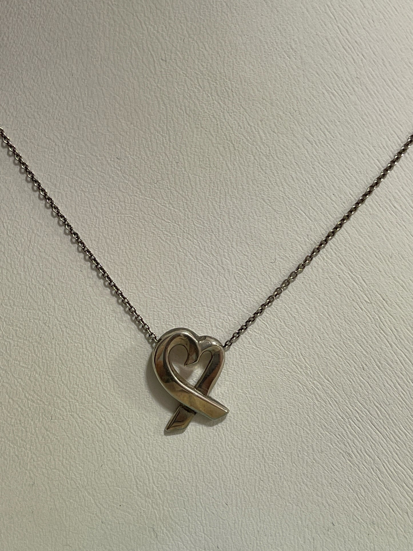 TIFFANY & CO PALOMA PICASSO SM LOVING HEART SHORT NECKLACE