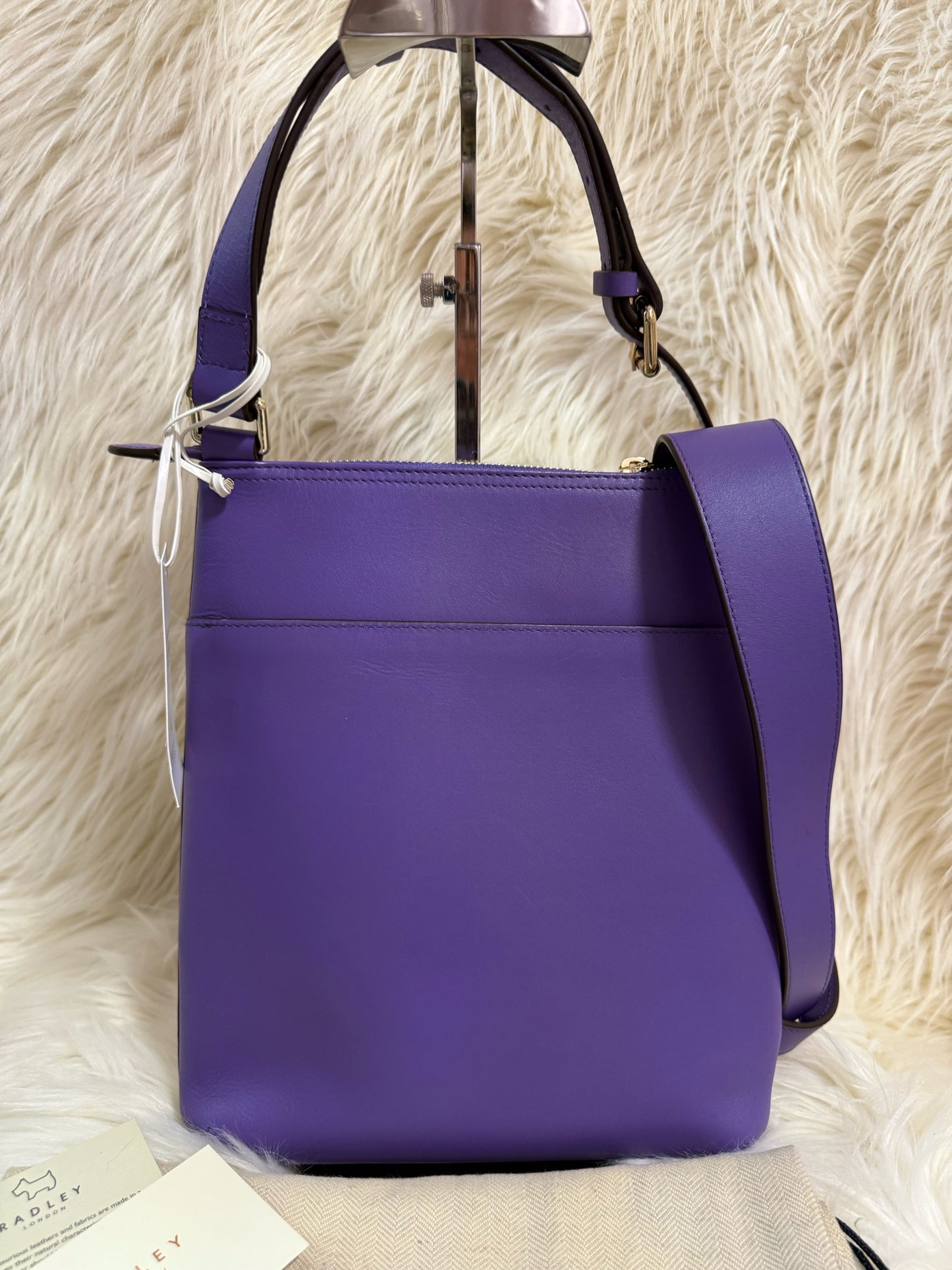 RADLEY LONDON MEDIUM PURPLE CAMDEN COLLECTION