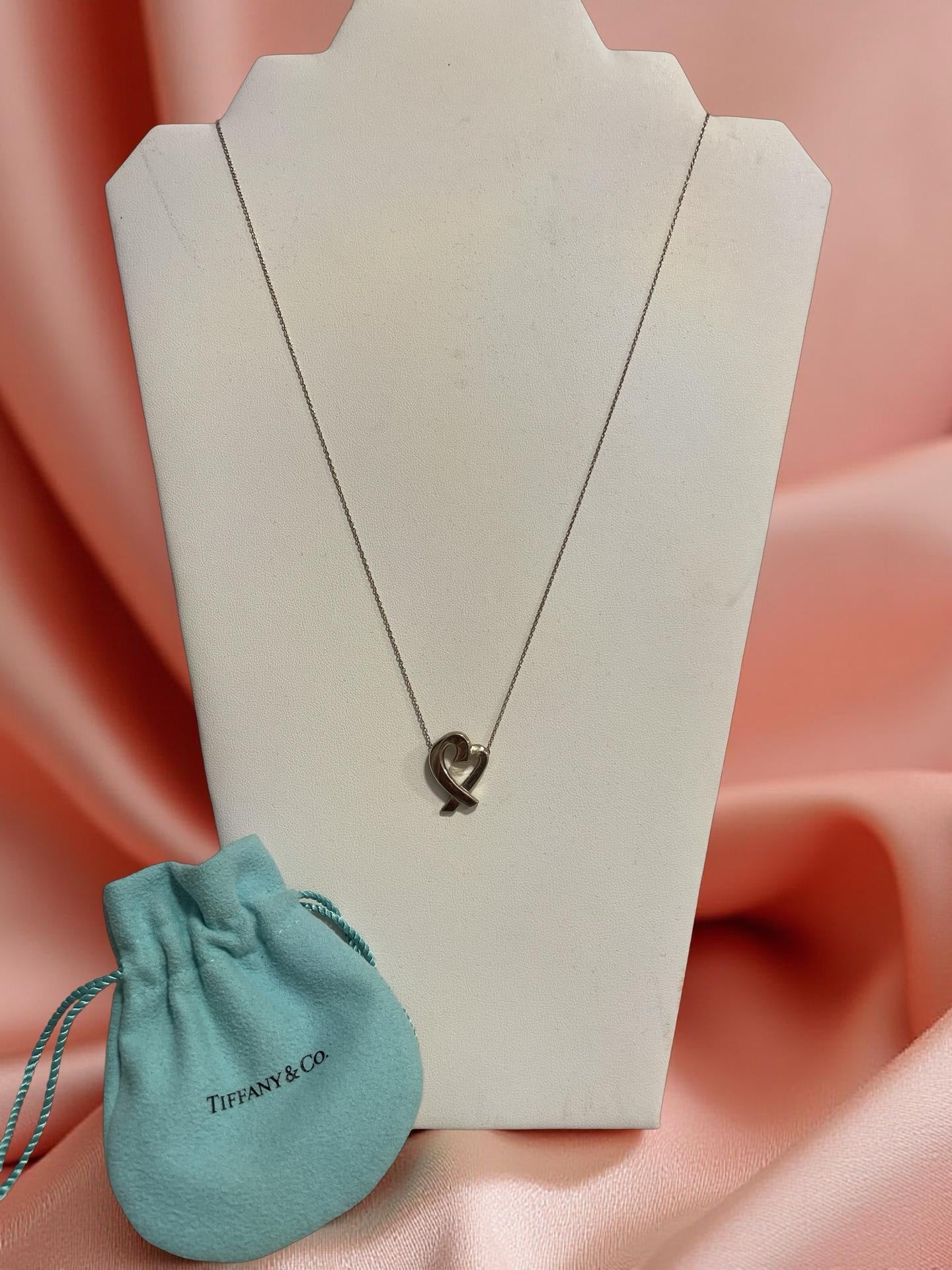 TIFFANY & CO PALOMA PICASSO LARGE LOVING HEART, LONG NECKLACE