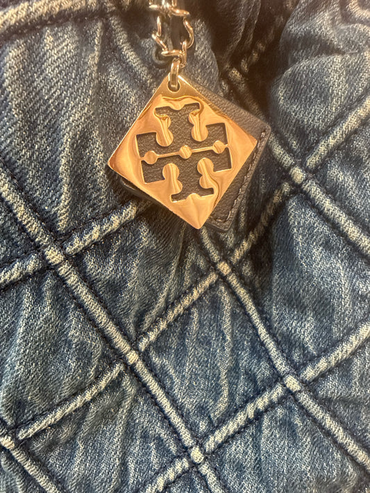 Tory Burch Fleming Denim Hobo