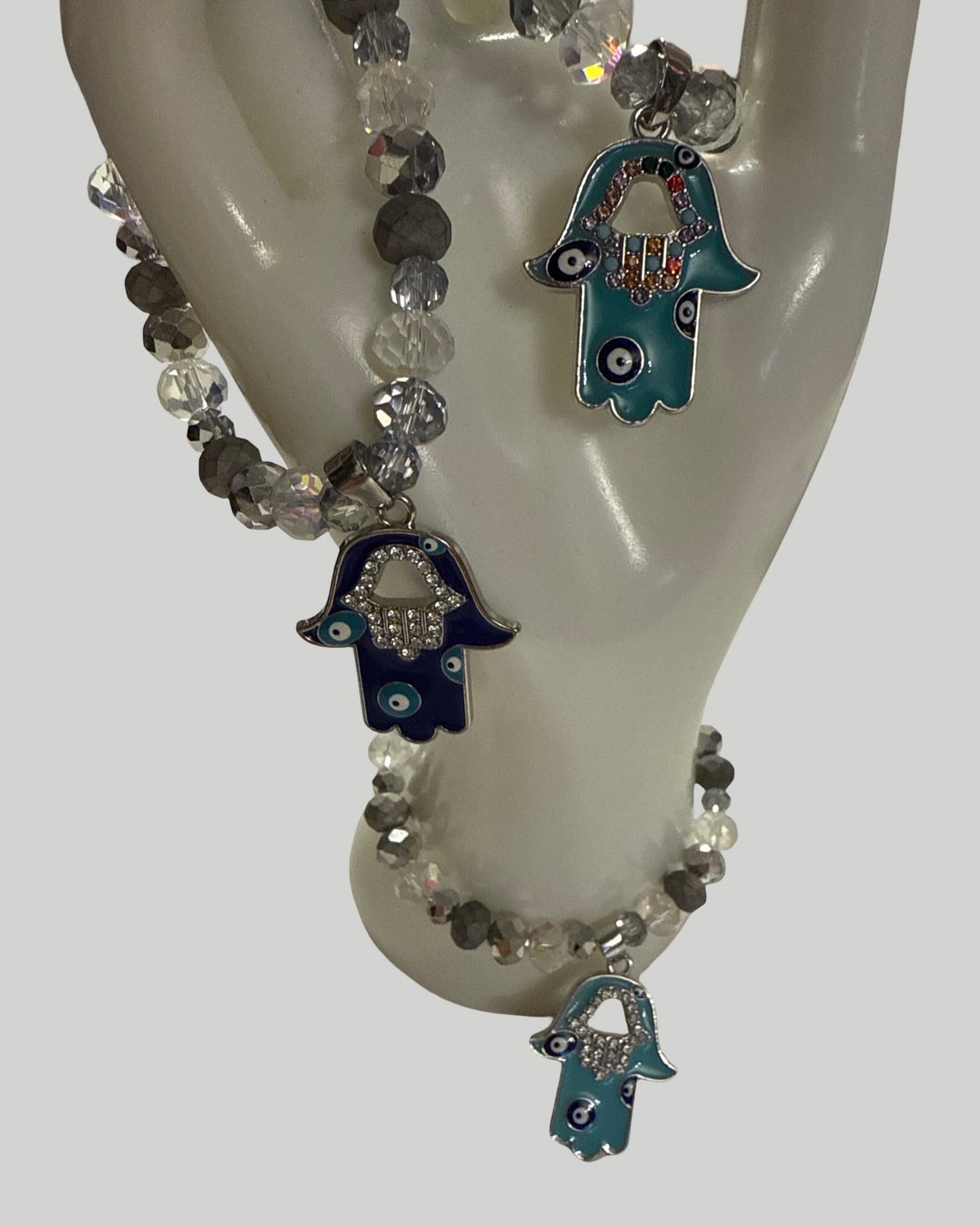 HAMSA FOR YOU CERAMIC HAMSA BEADED BRACELET