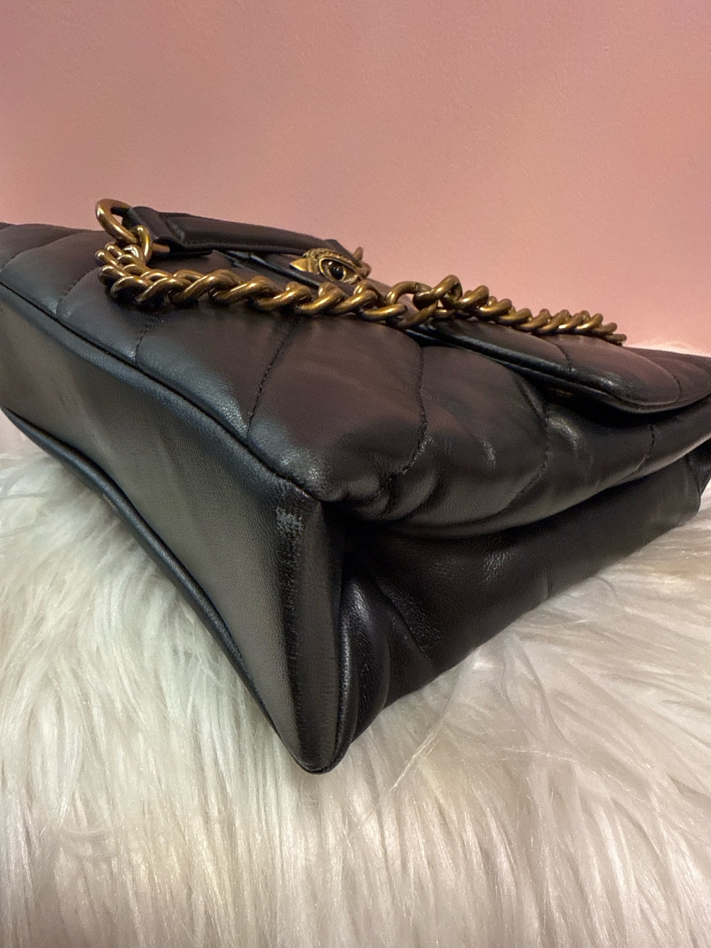 Kurt Geiger Kensington soho black leather crossbody/shoul der bag