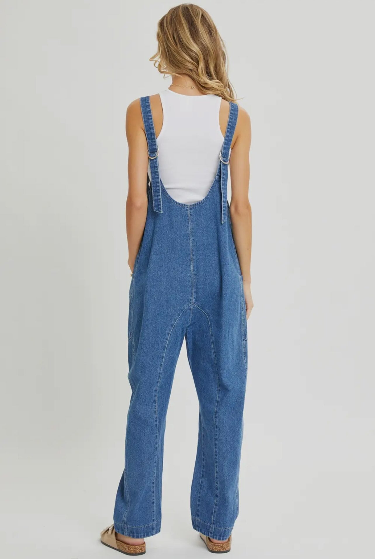 ONE AND DONE DENIM JUMPSUIT