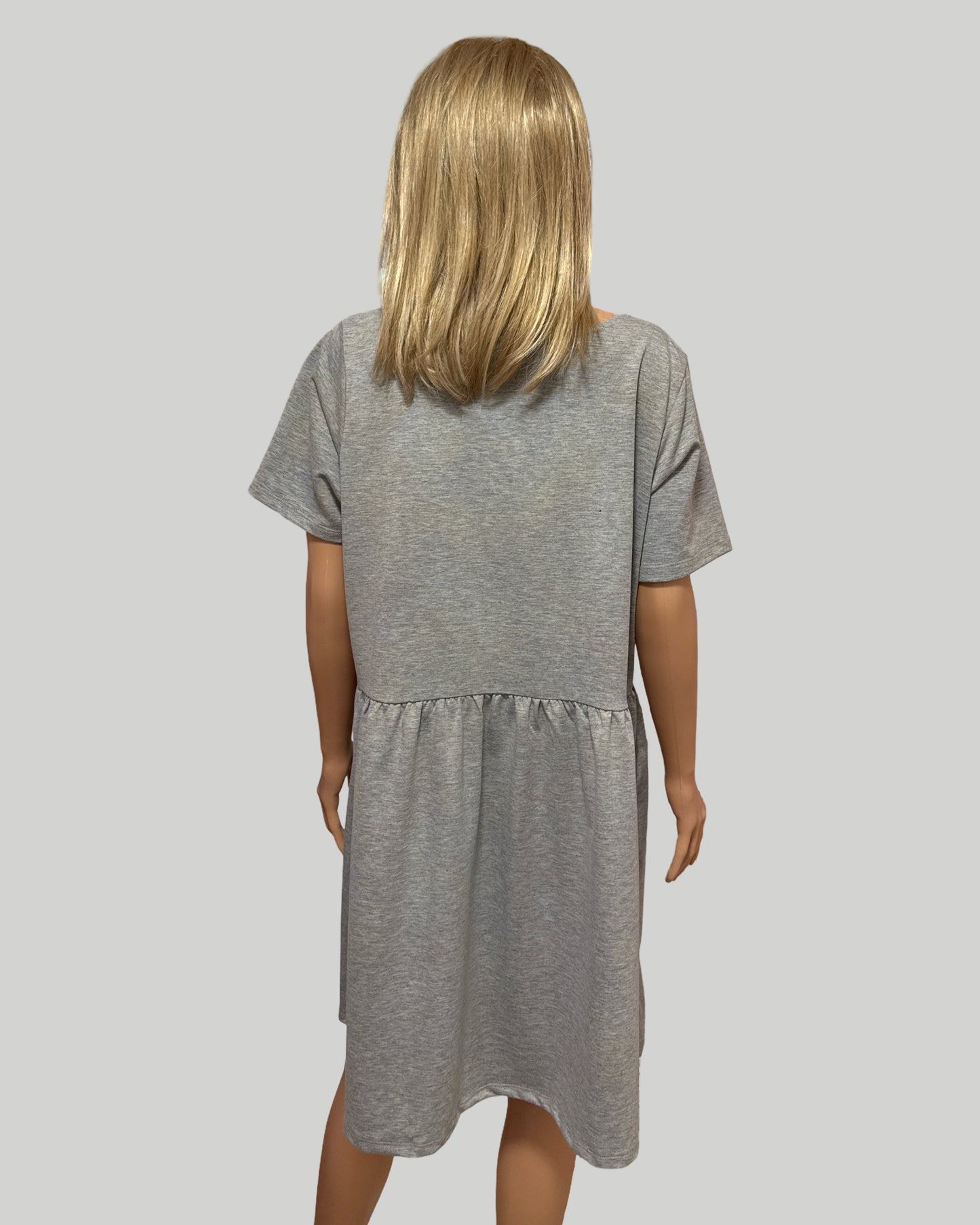 Sandy shores dress in grey