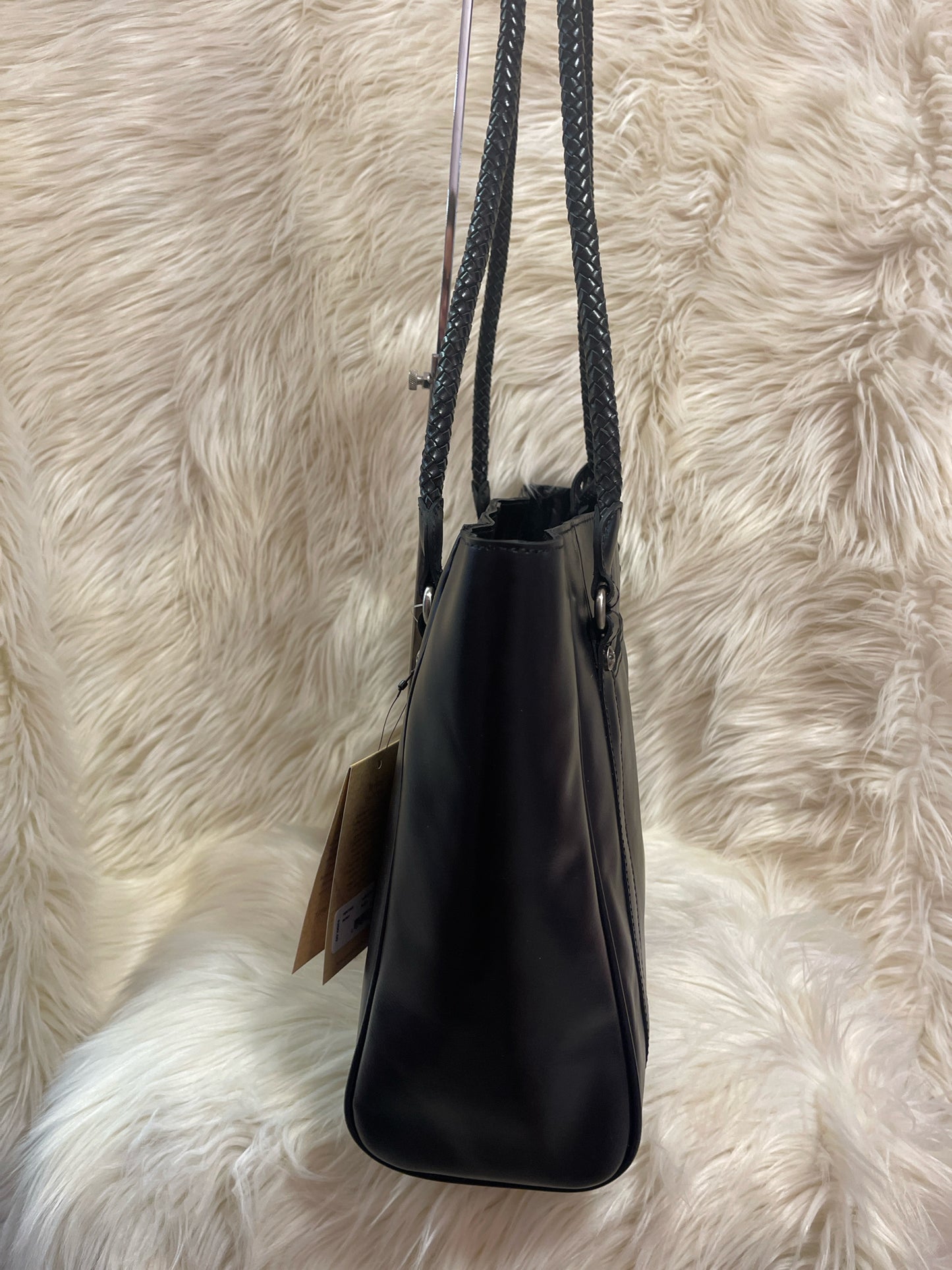 PATRICIA NASH HERITAGE CAMELEY TOTE BLACK NWT AND DUST BAG
