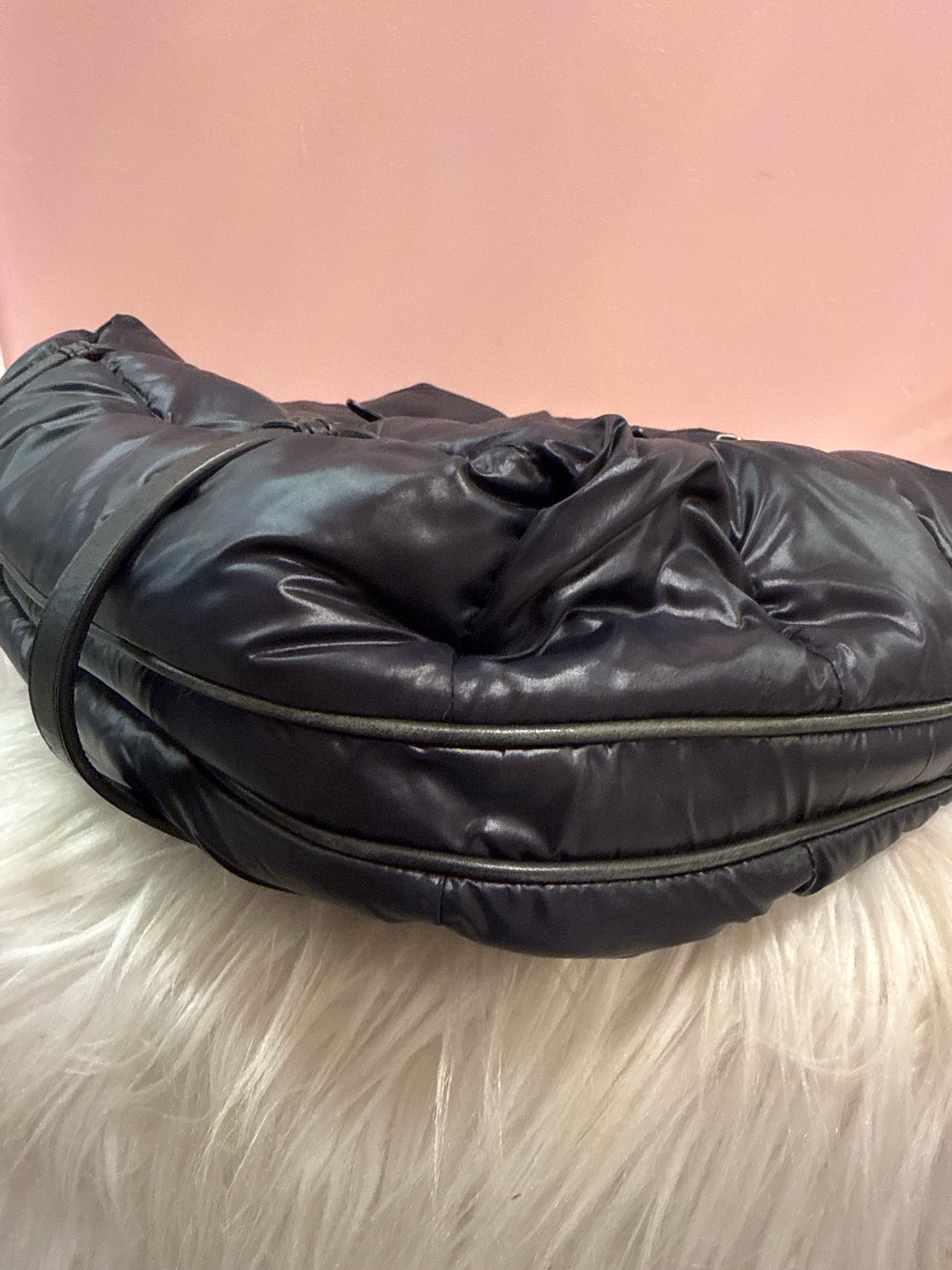 Tumi navy puffer weekender/travel/computer bag