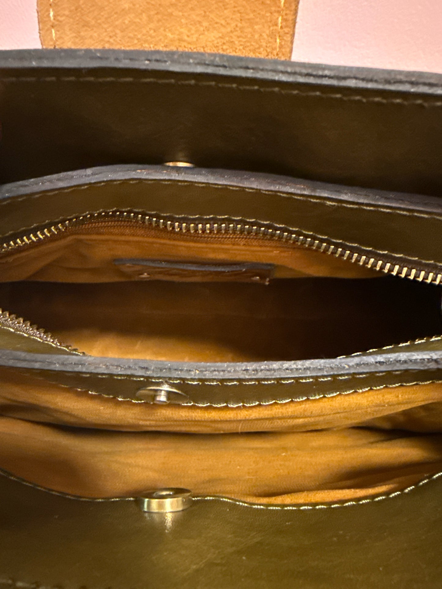 Patricia Nash Vintage Vegetable Tan Rose Tooled Collection NWT Shoulder/Handbag