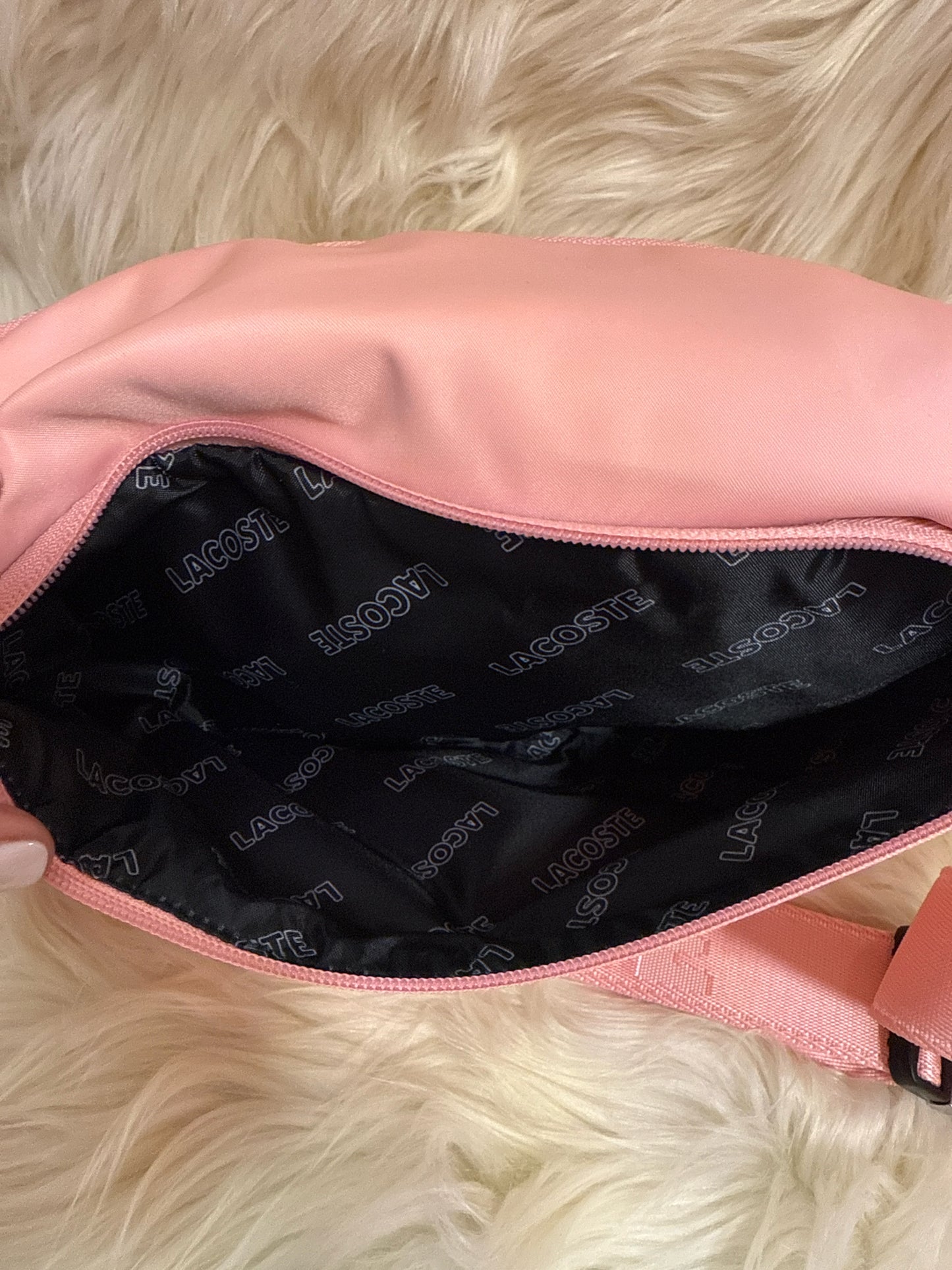 LACOSTE LOTUS BLANC WAIST BAG NWT