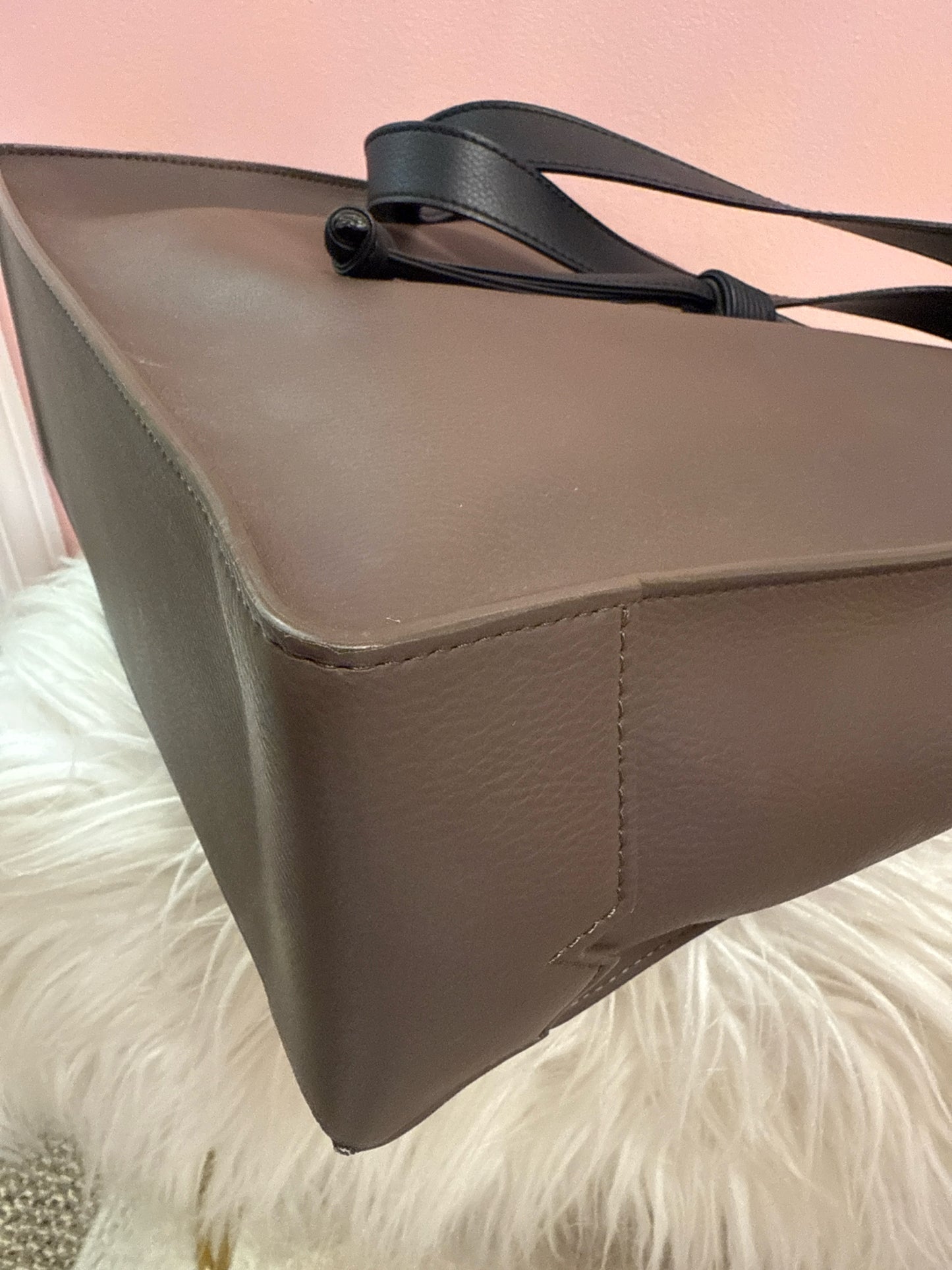 Holzhausen Taupe Leather Medium Shopper Bag