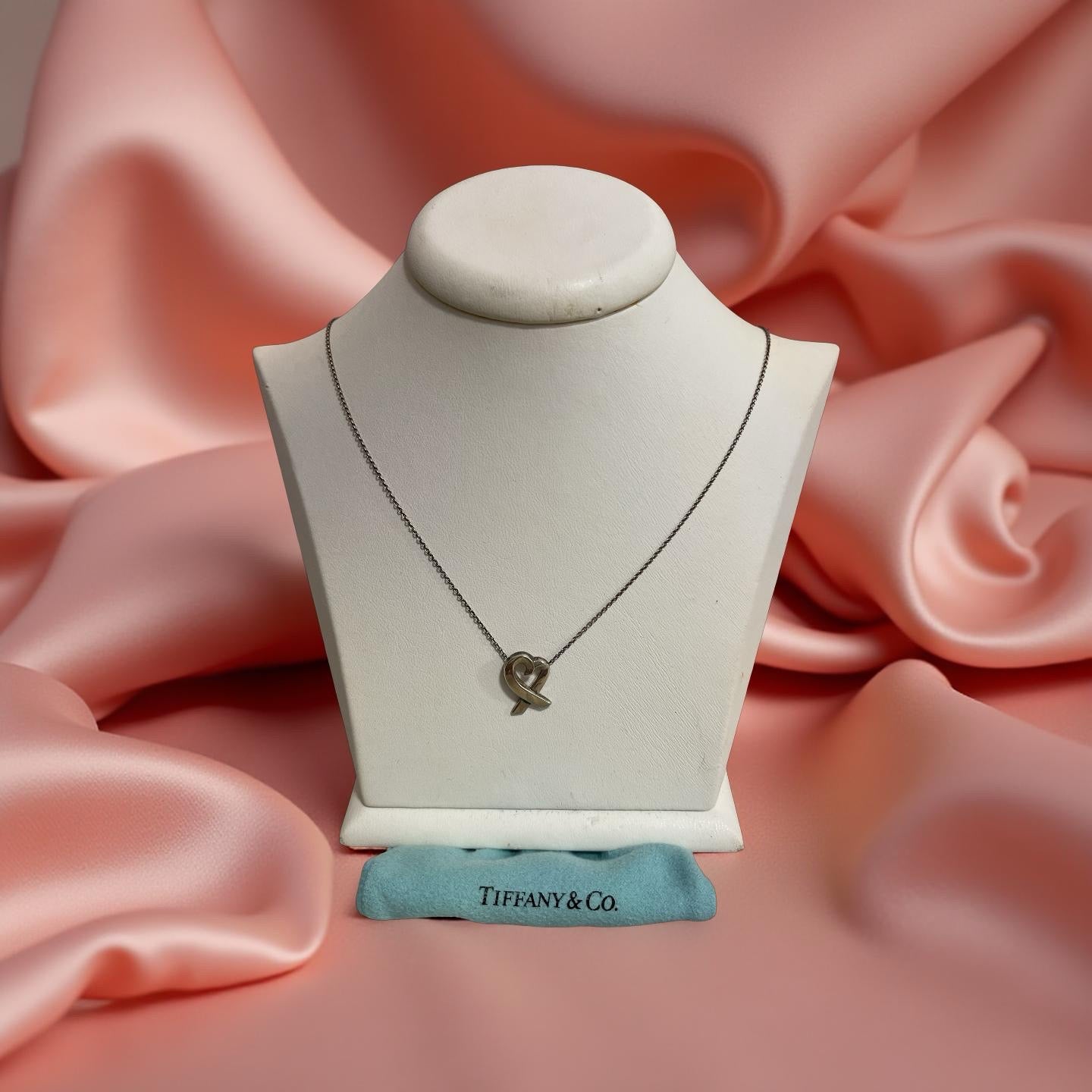 TIFFANY & CO PALOMA PICASSO SM LOVING HEART SHORT NECKLACE
