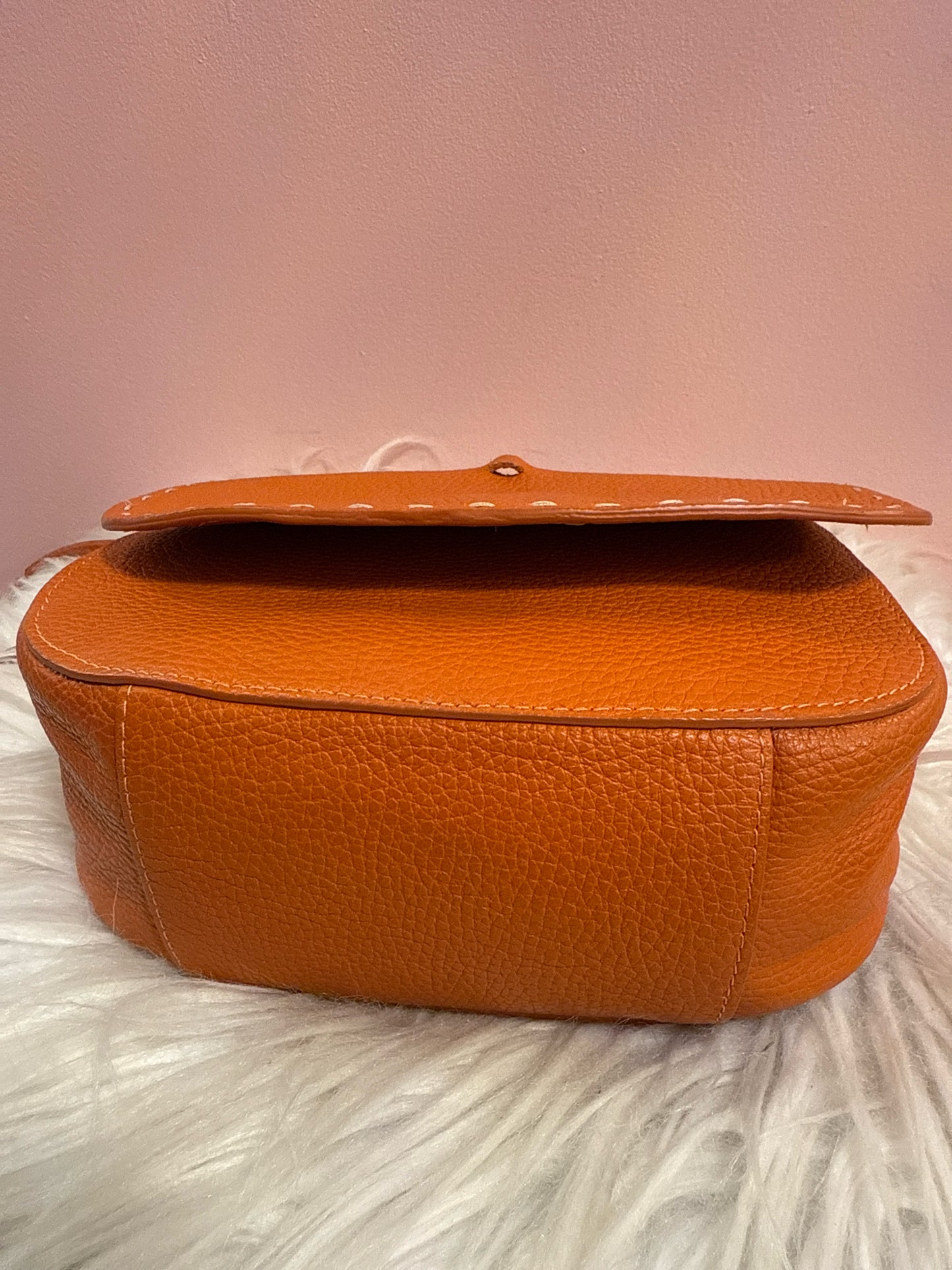 Lucque Women Size S Orange HANDBAGS