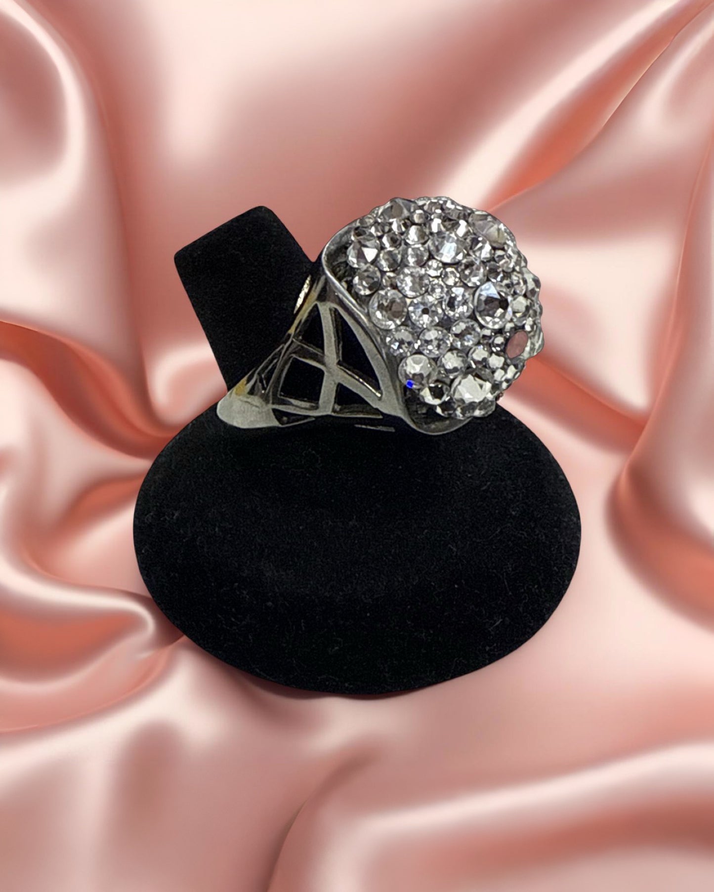 Jimmy Crystal NY avice dome ring