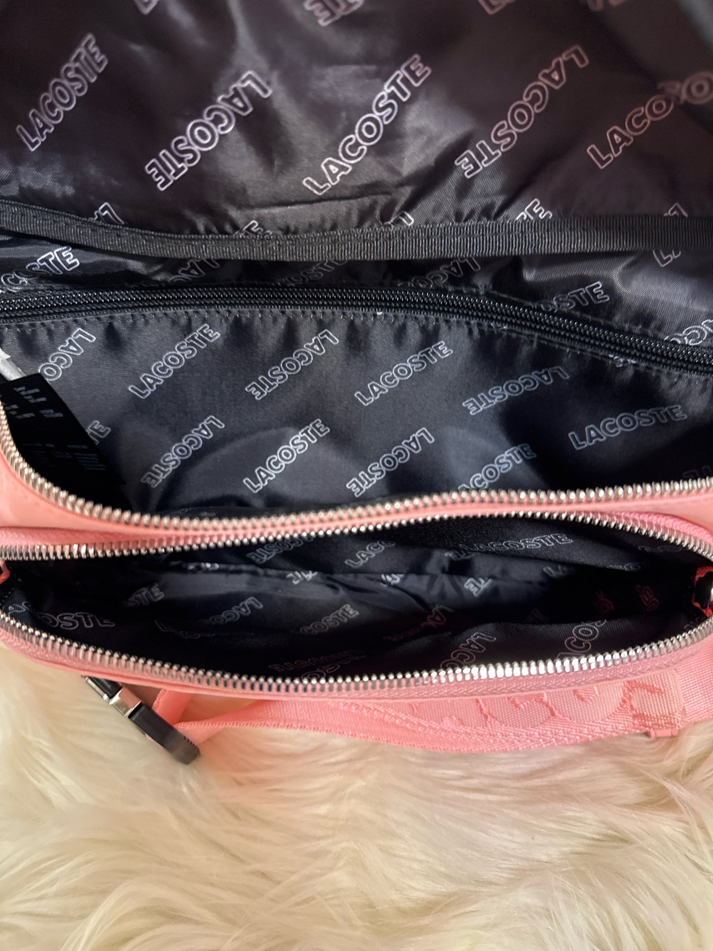 LACOSTE LOTUS BLANC WAIST BAG NWT