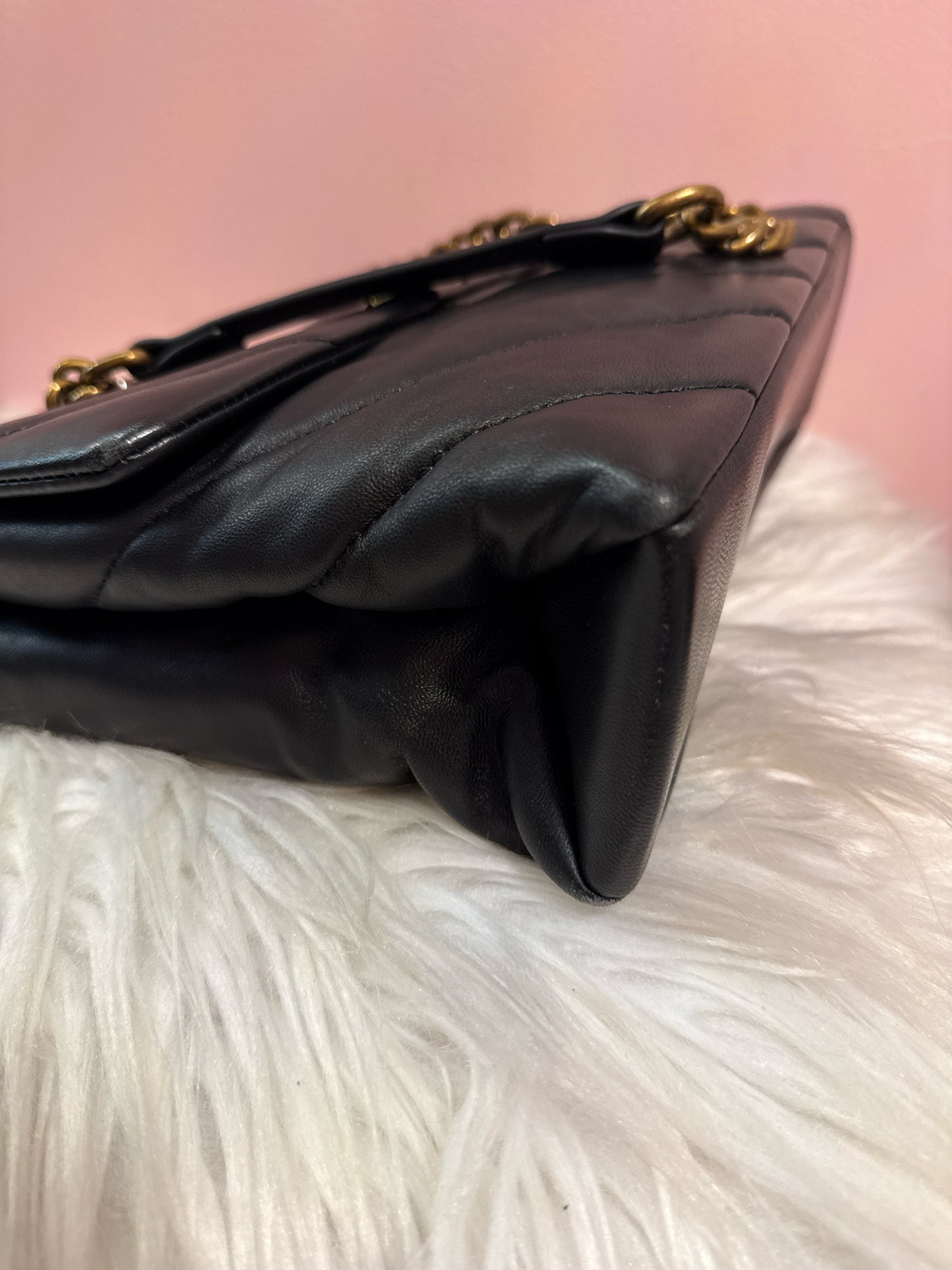 Kurt Geiger Kensington soho black leather crossbody/shoul der bag