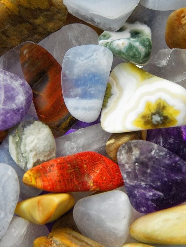 VIA GLASS CRYSTAL GEM WATER BOTTLE FIVE ELEMENTS