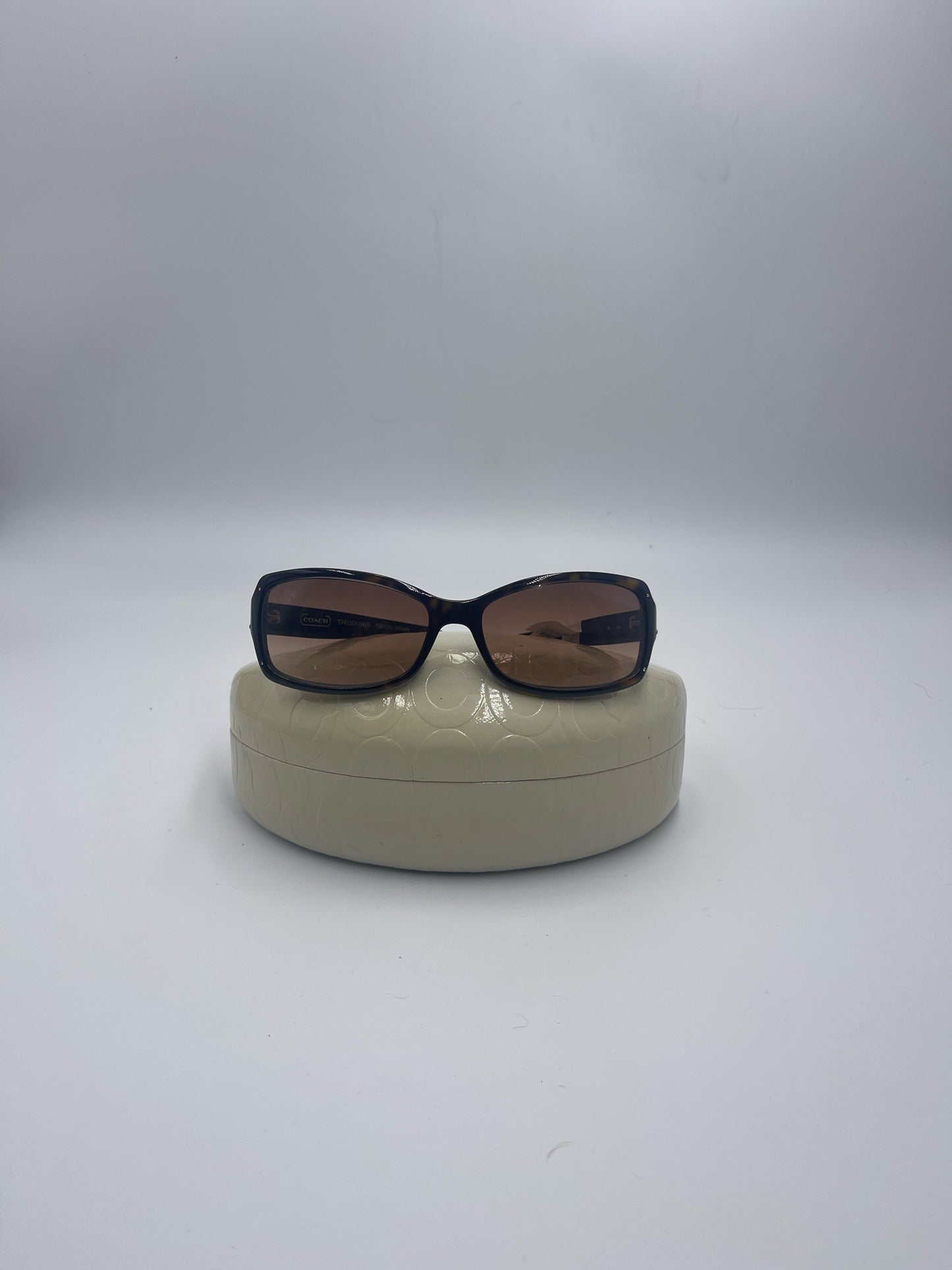 COACH CHELSEA SUNGLASSES S426 TORTOISE BROWN W CASE