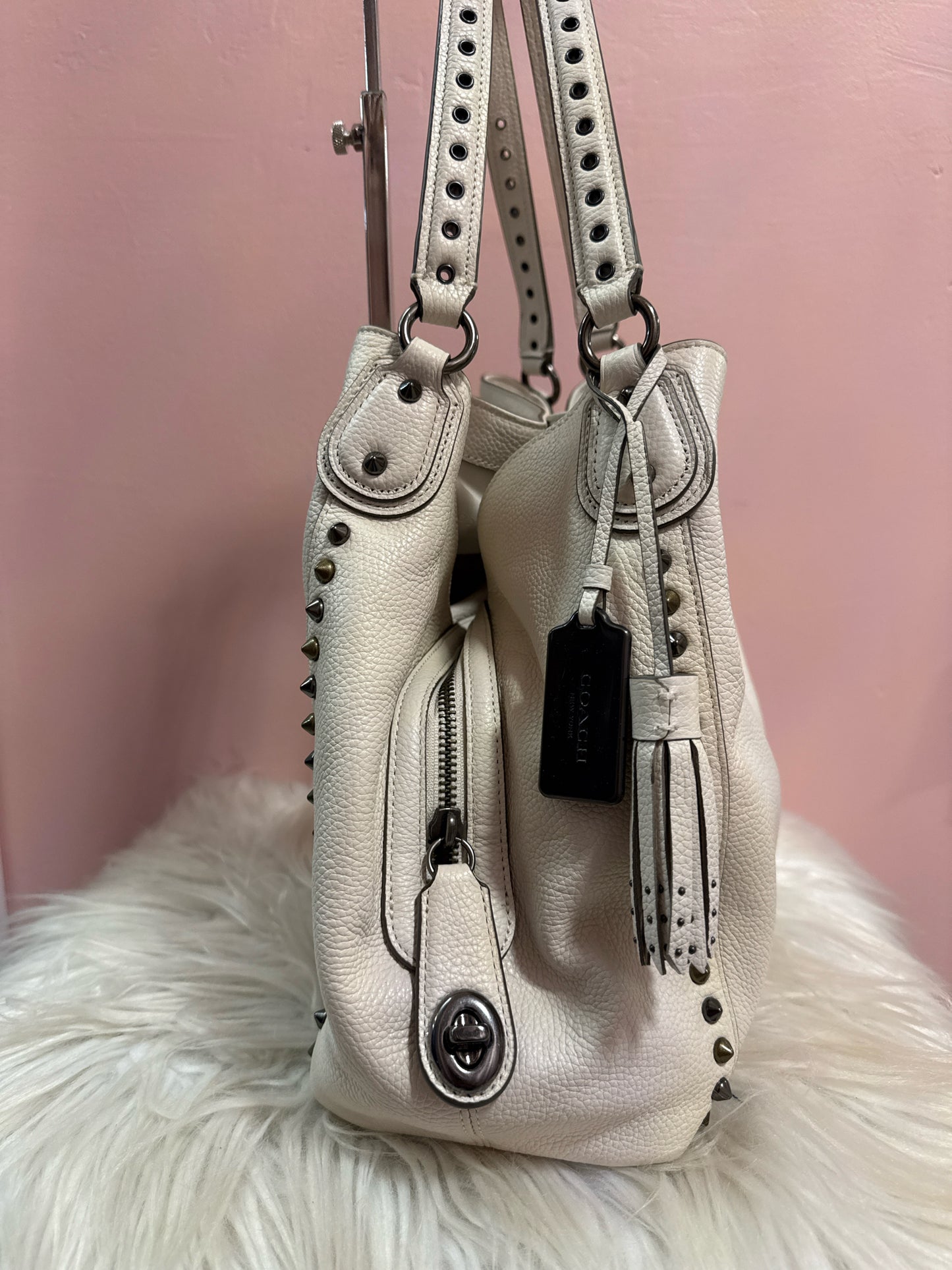 Coach Edie shoulder bag 21 with prairie rivets