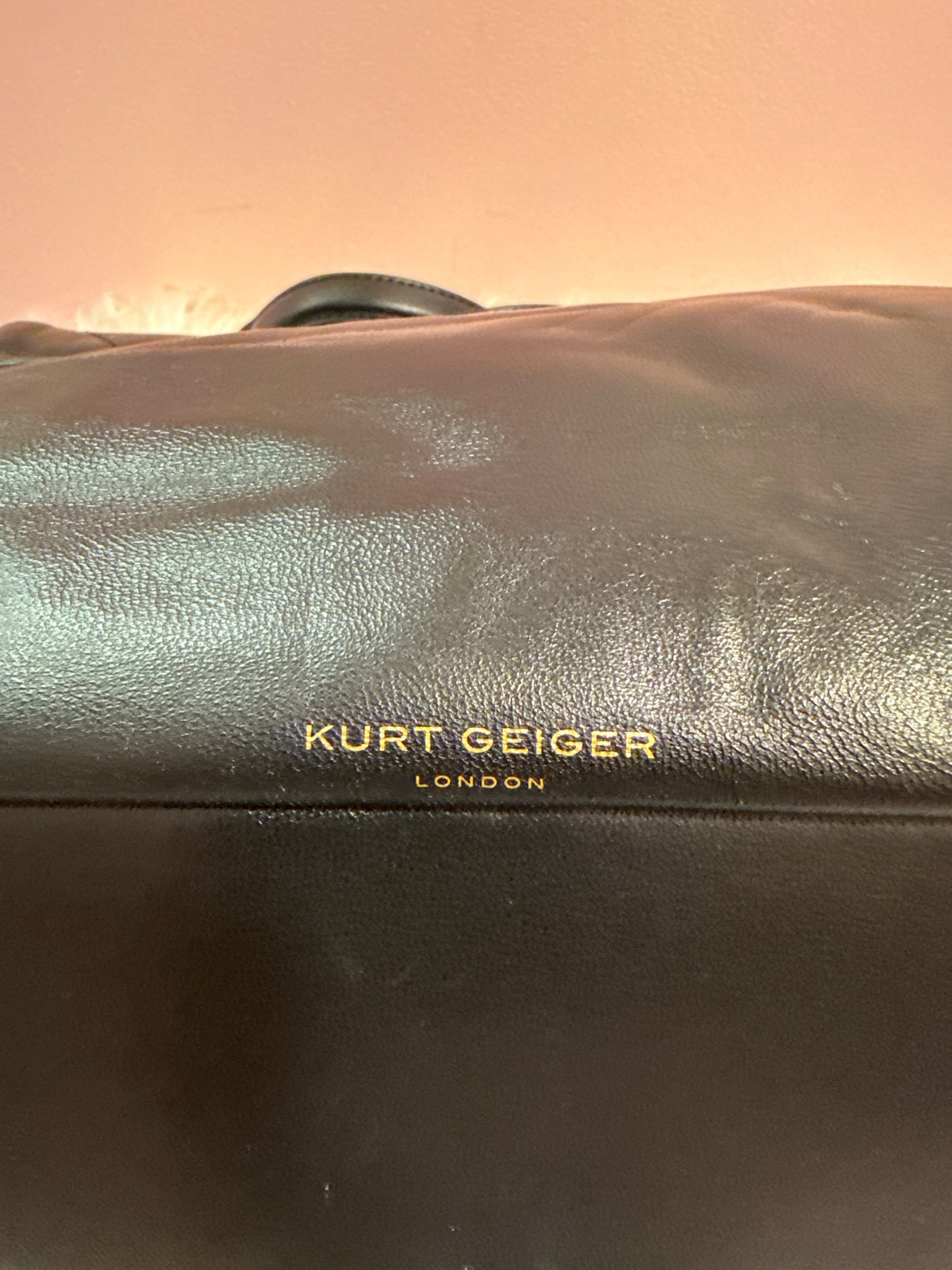 Kurt Geiger Kensington soho black leather crossbody/shoul der bag