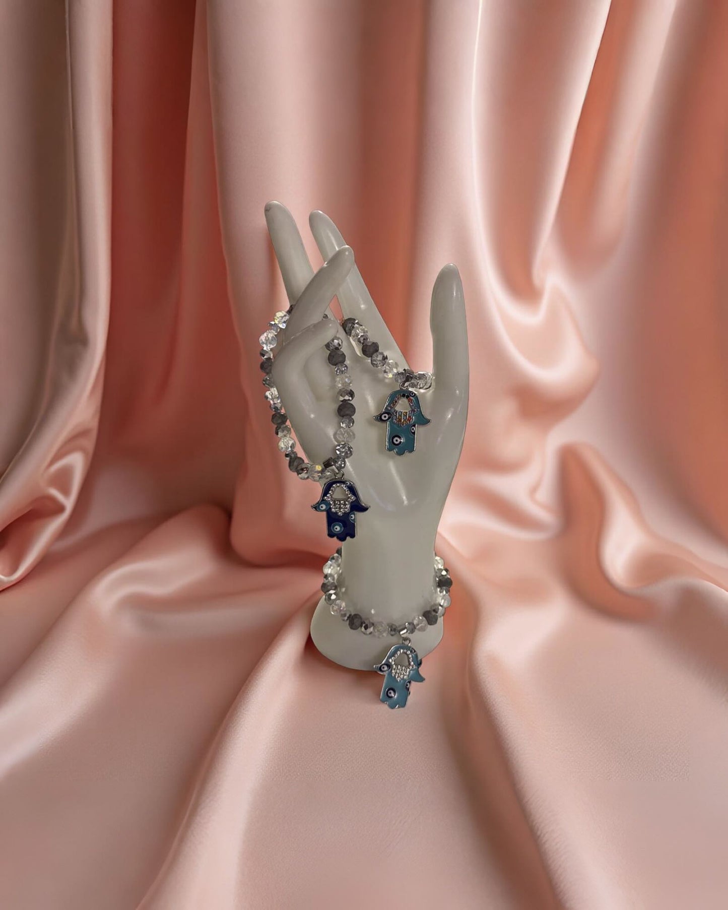 HAMSA FOR YOU CERAMIC HAMSA BEADED BRACELET