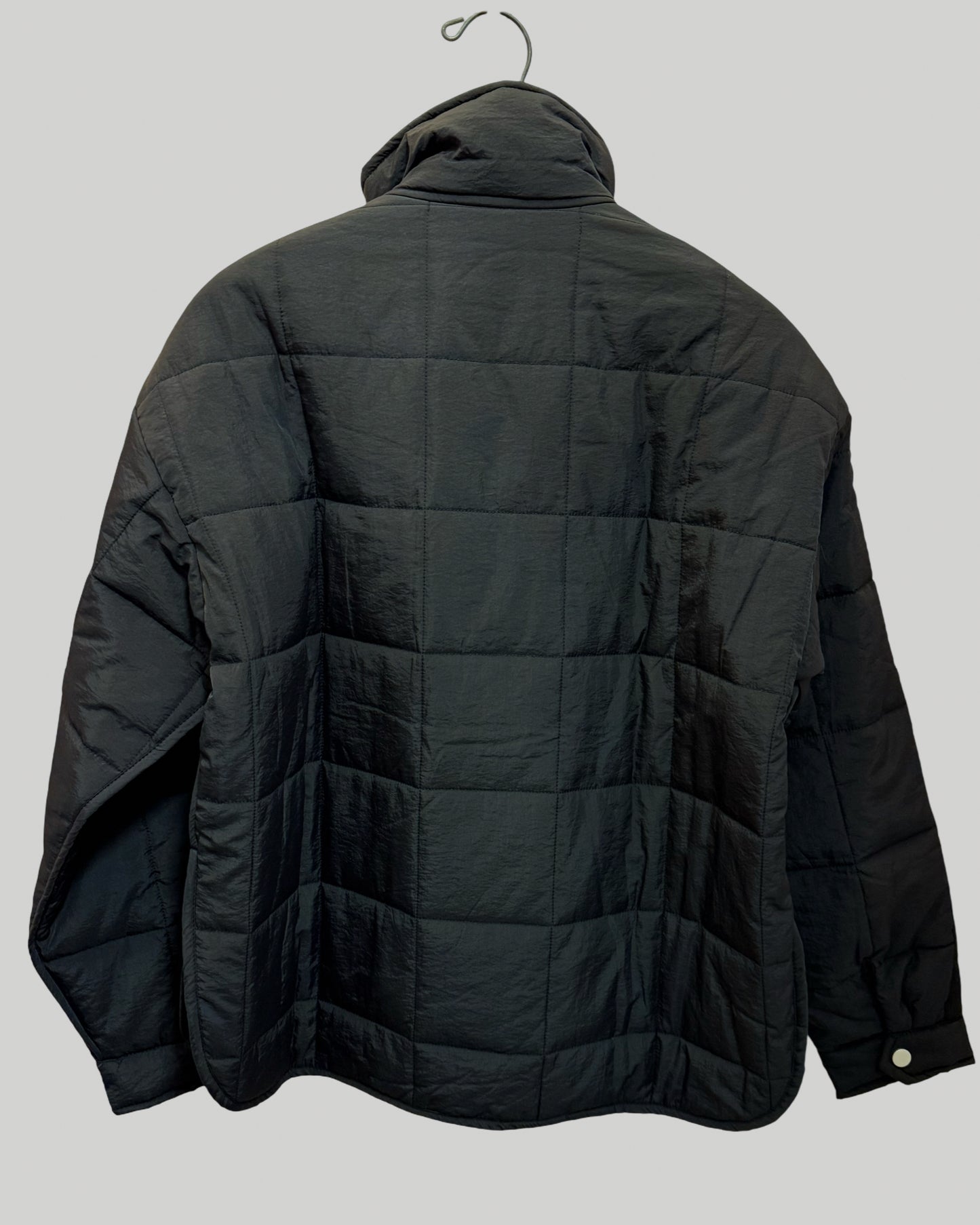 Black Lightweight Puffer Jacket