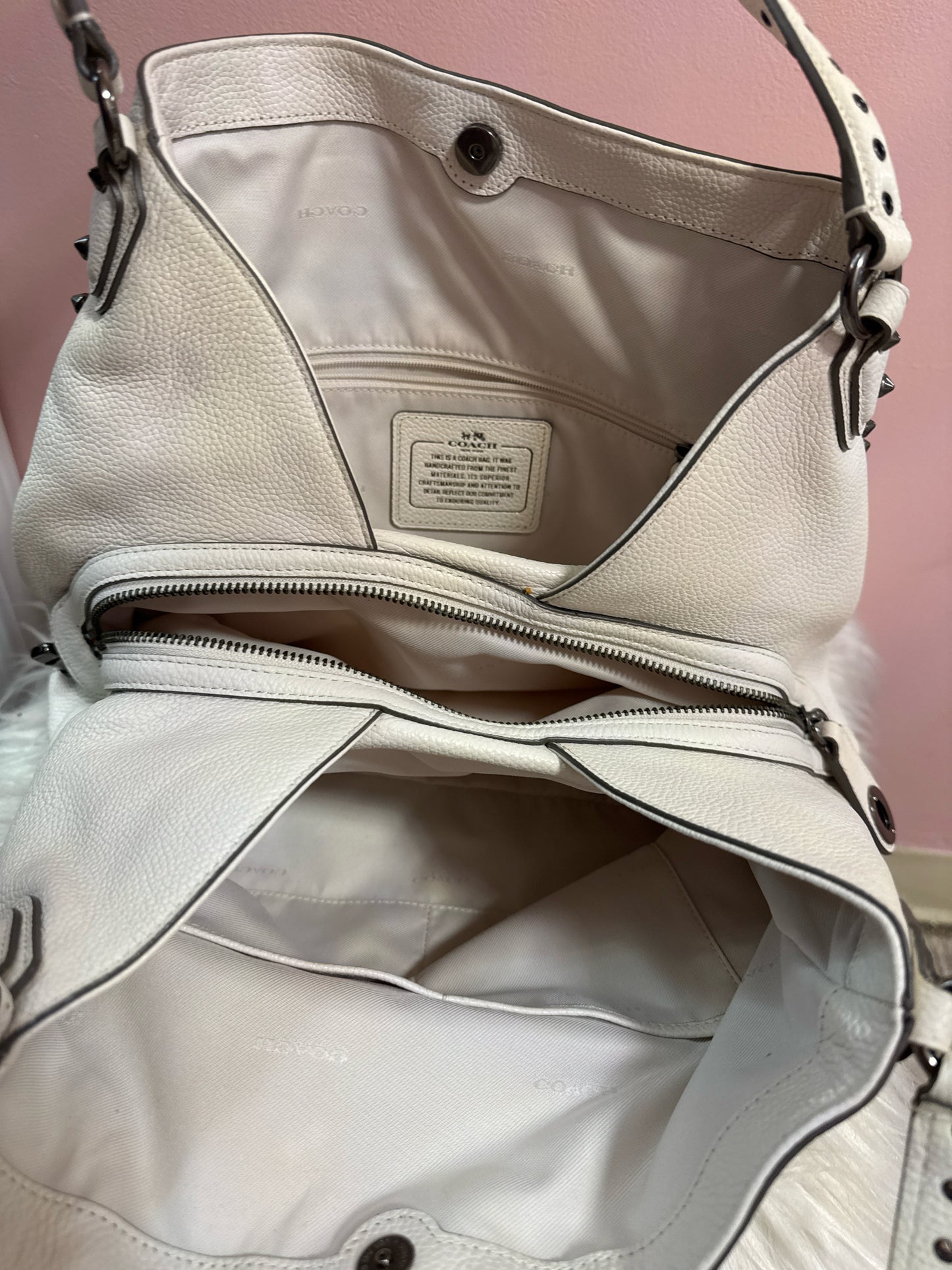 Coach Edie shoulder bag 21 with prairie rivets