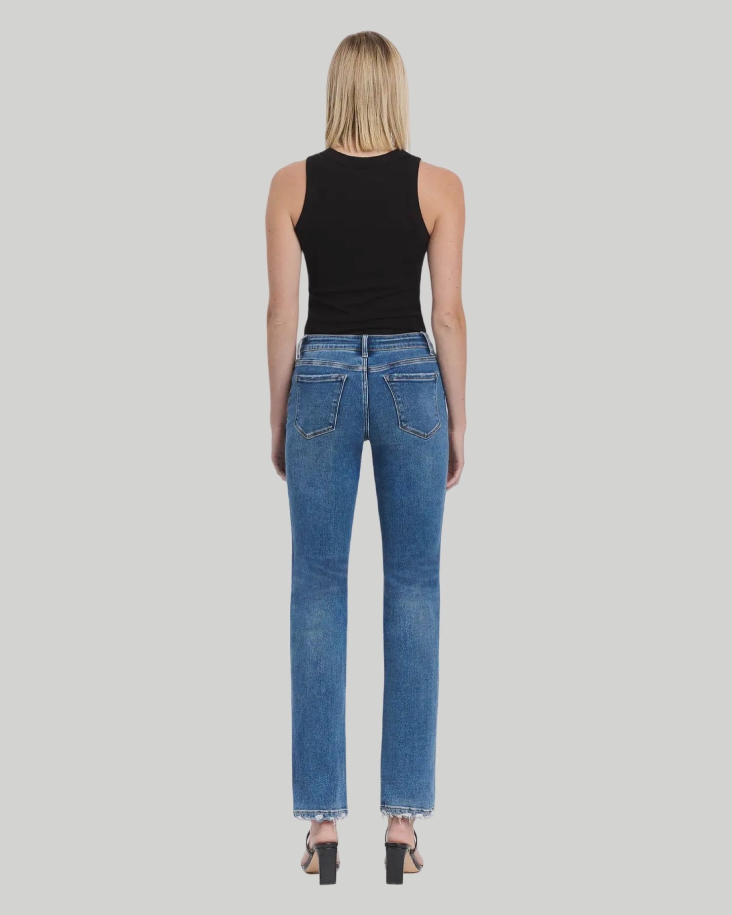 Mid rise regular straight jeans dumbfounding