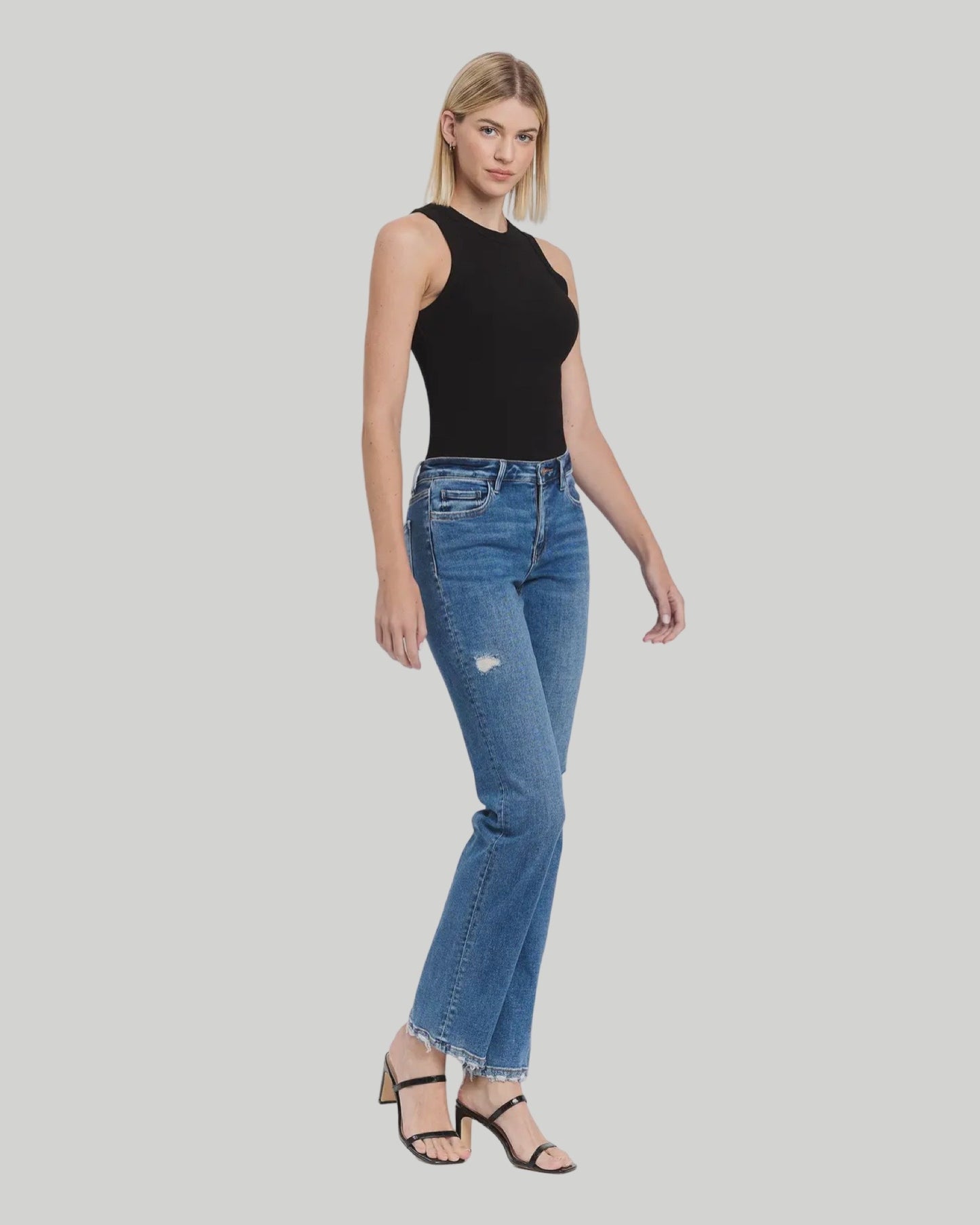 Mid rise regular straight jeans dumbfounding