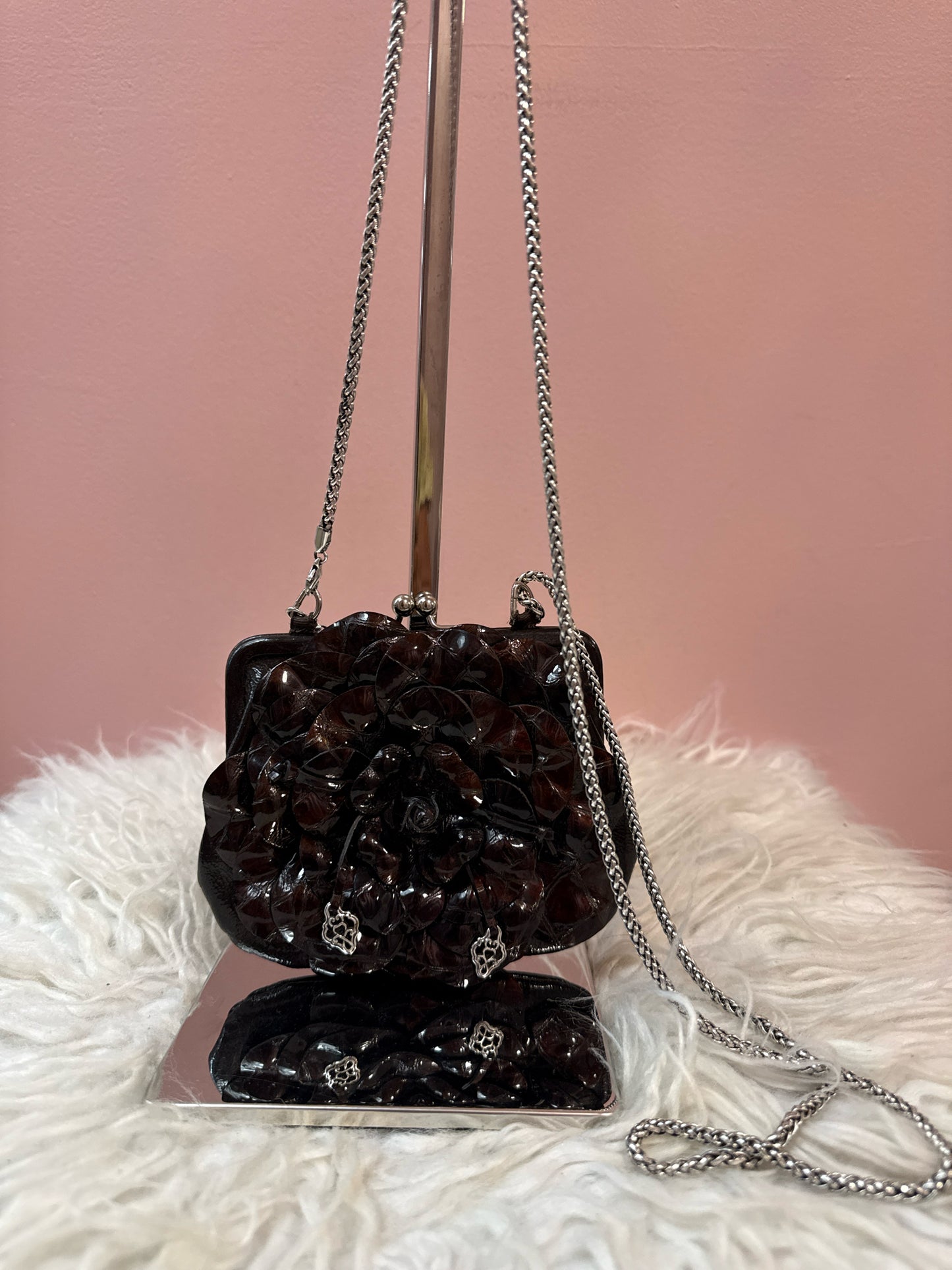 Brighton Roselie Shine Coin Purse or Evenign Bag