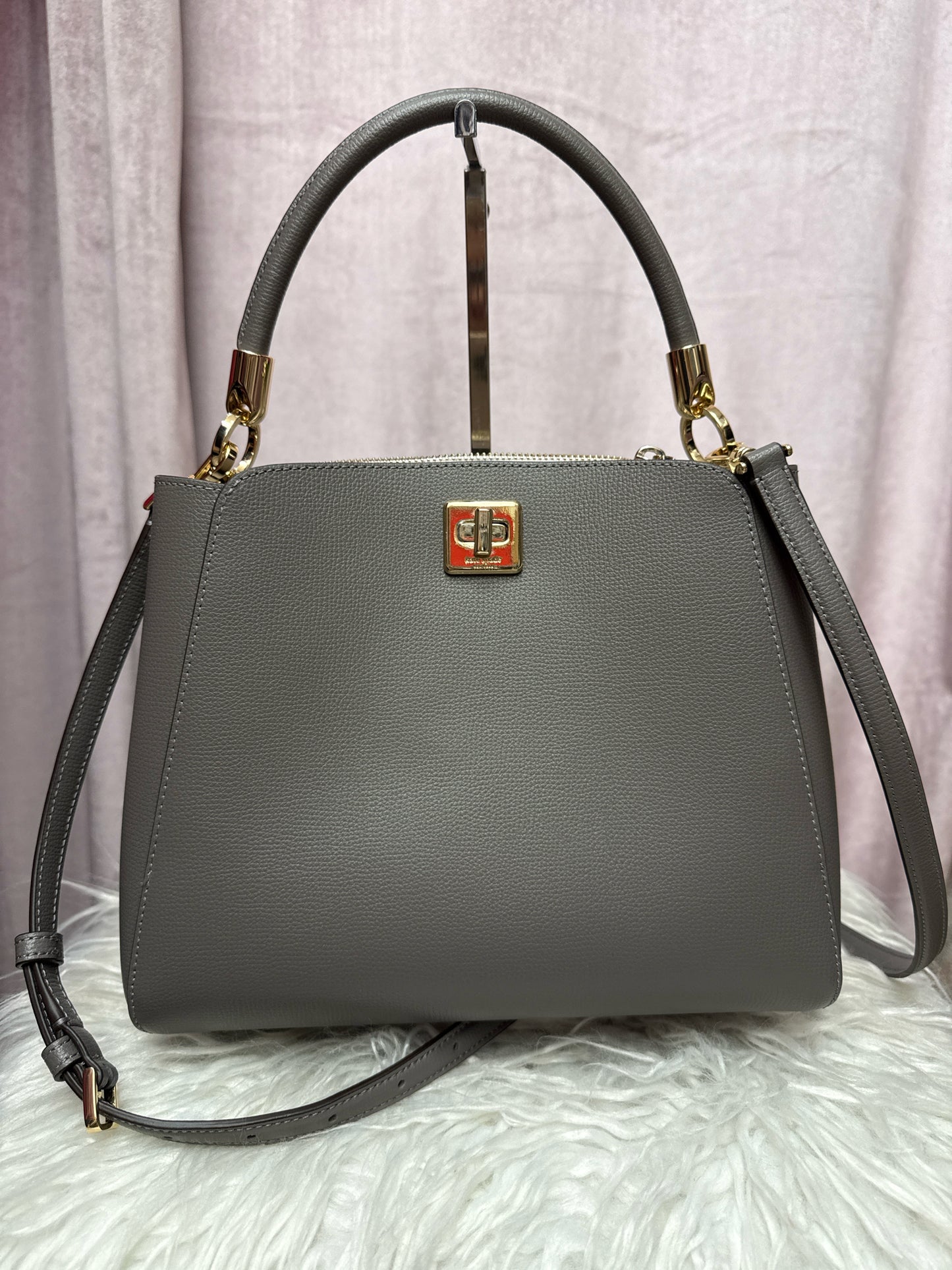 Kate Spade Phoebe Small Top Handle Bag in Hare Grey