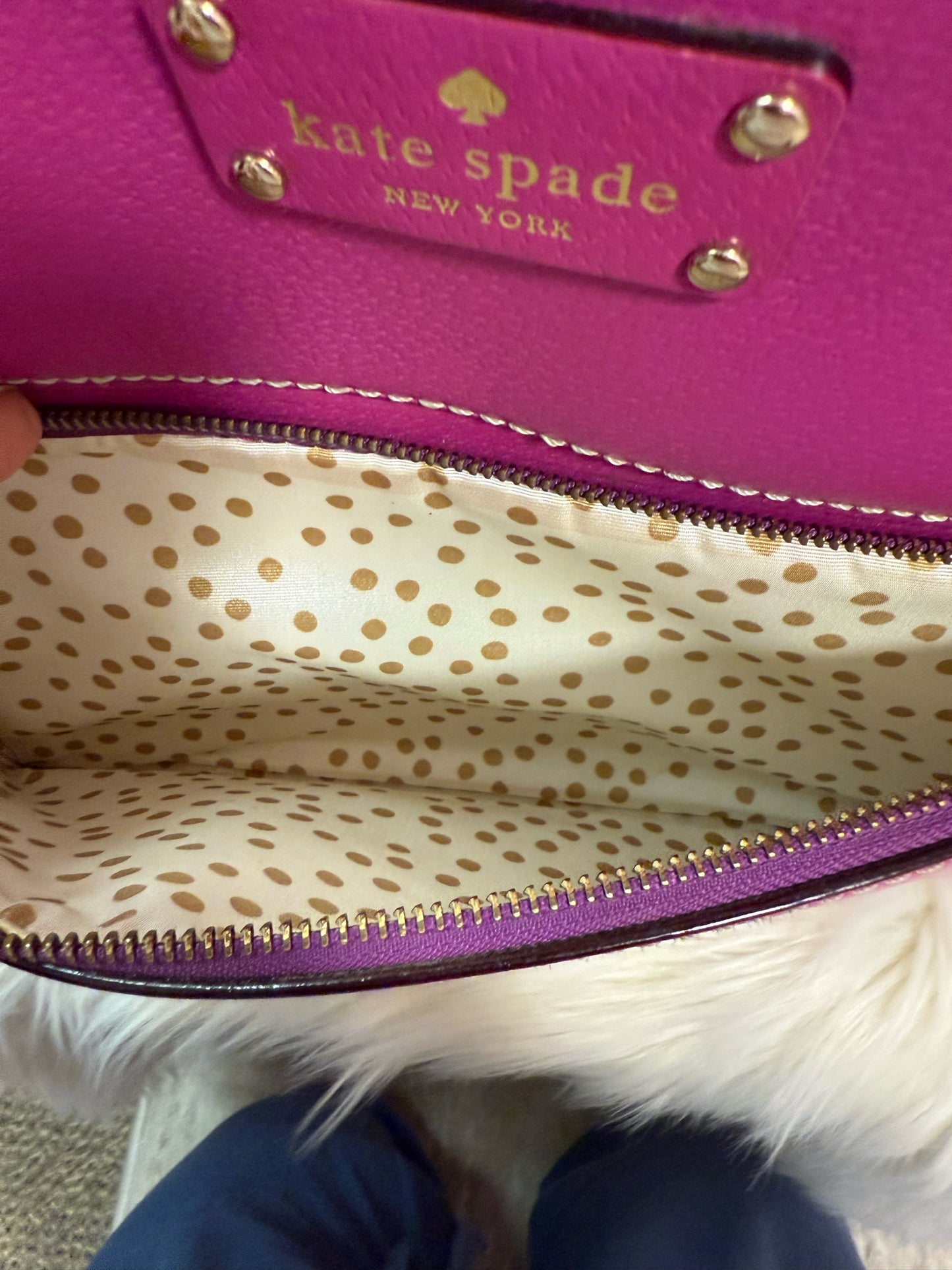 KATE SPADE MAEDA FUCHSIA SHOULDER BAG