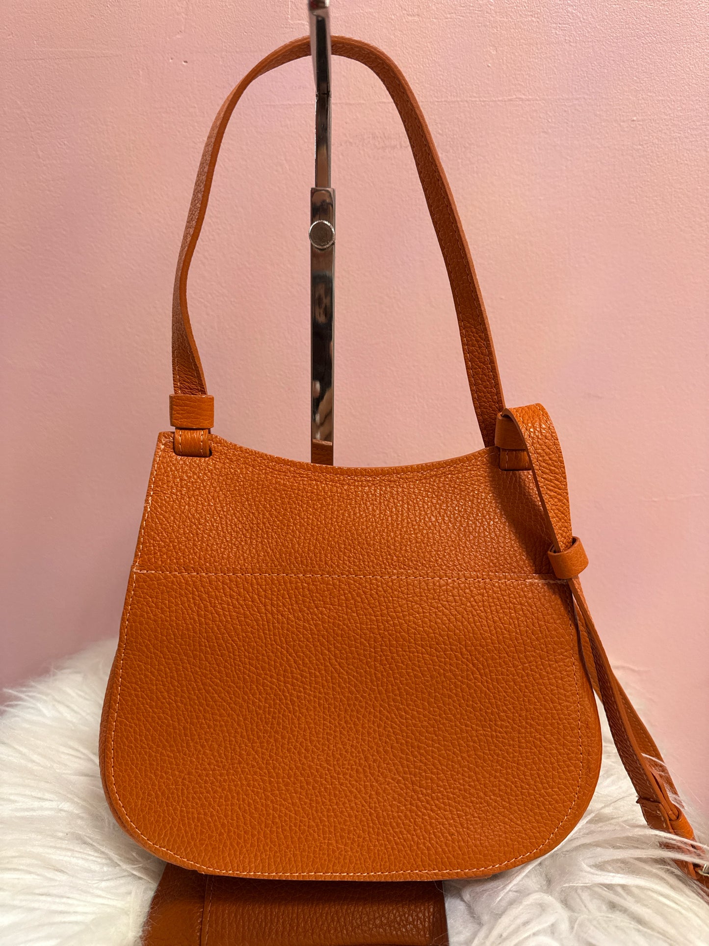 Lucque Women Size S Orange HANDBAGS