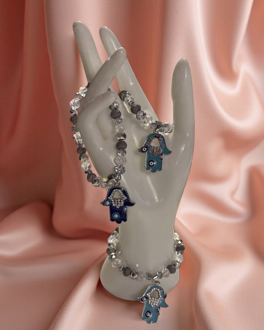 HAMSA FOR YOU CERAMIC HAMSA BEADED BRACELET