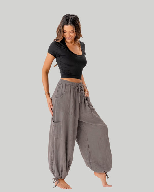 Adventure Cargo Pants Available in Granite, Creme, and Black