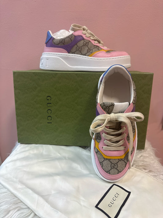 Gucci Supreme Doll Monoogram Chunky Sneakers