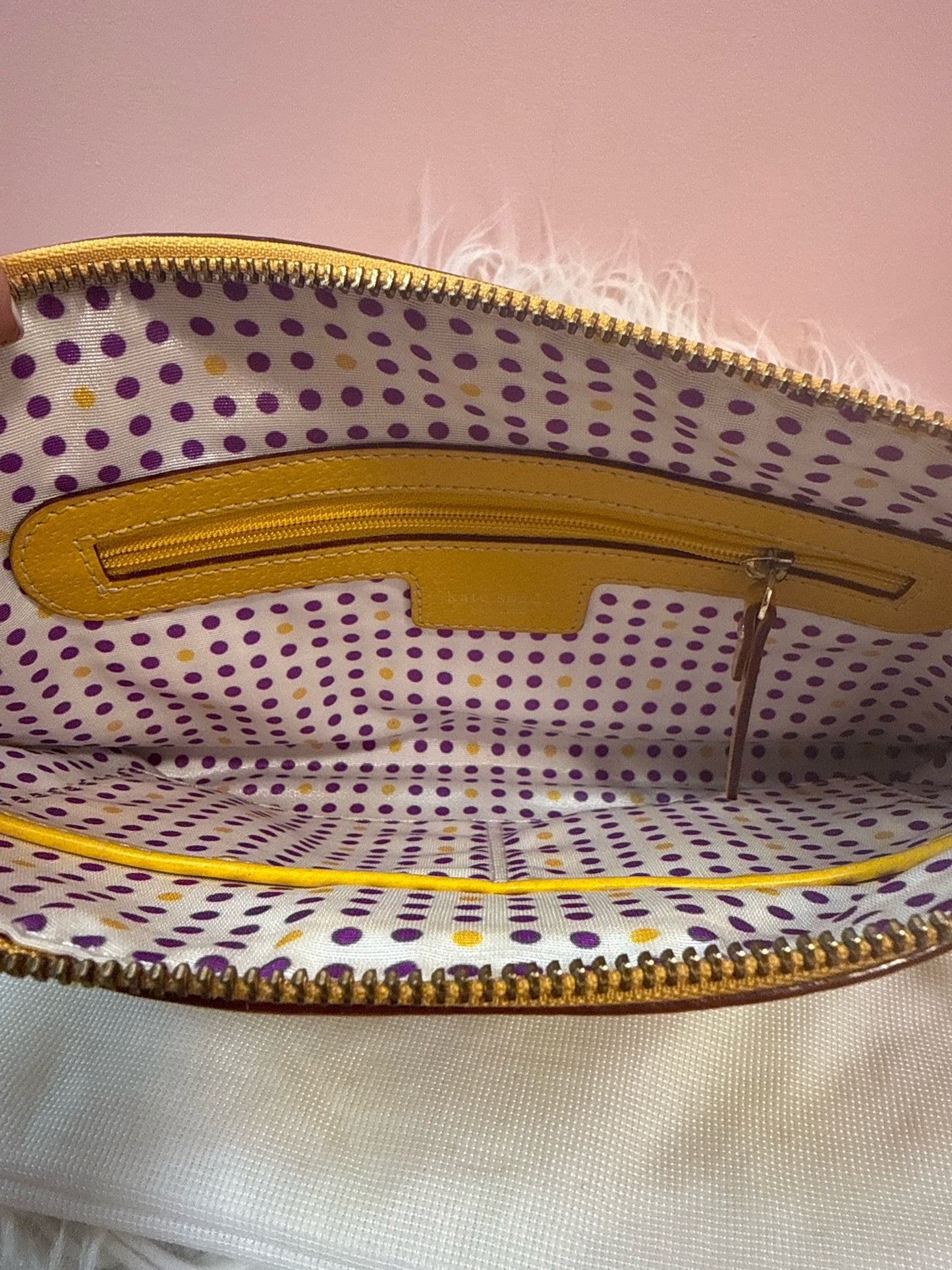 Kate Spade Byrd Yellow Chain Strap Shoulder Bag