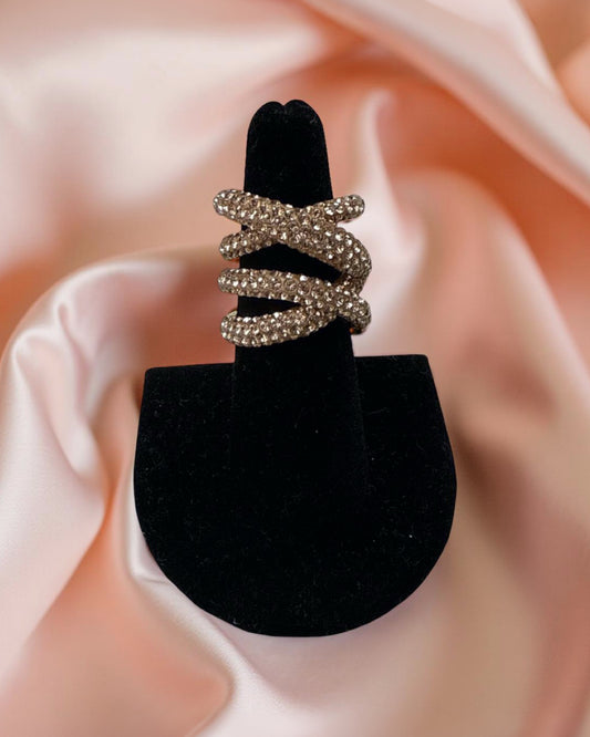 ATELIER SWAROVSKI 5535904 RING WIDE TNC/GOS