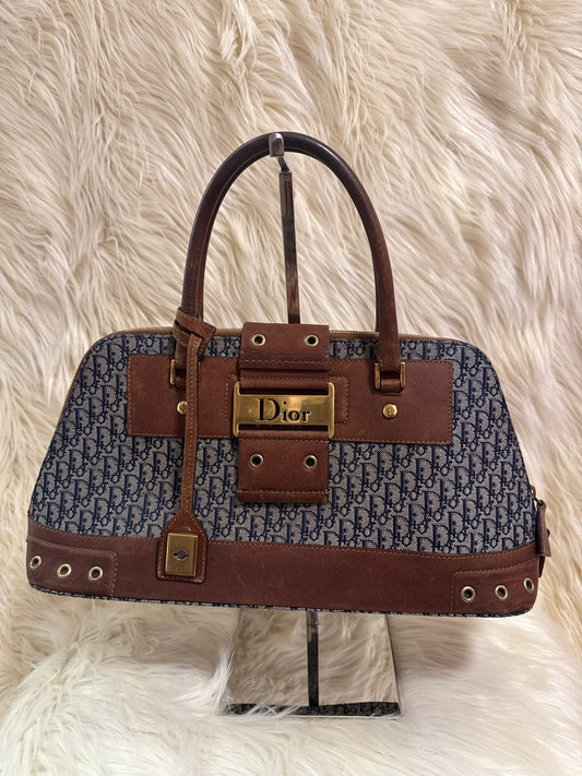 CHRISTIAN DIOR DIORISSIMO STREET CHIC DOME TROTTER BAG