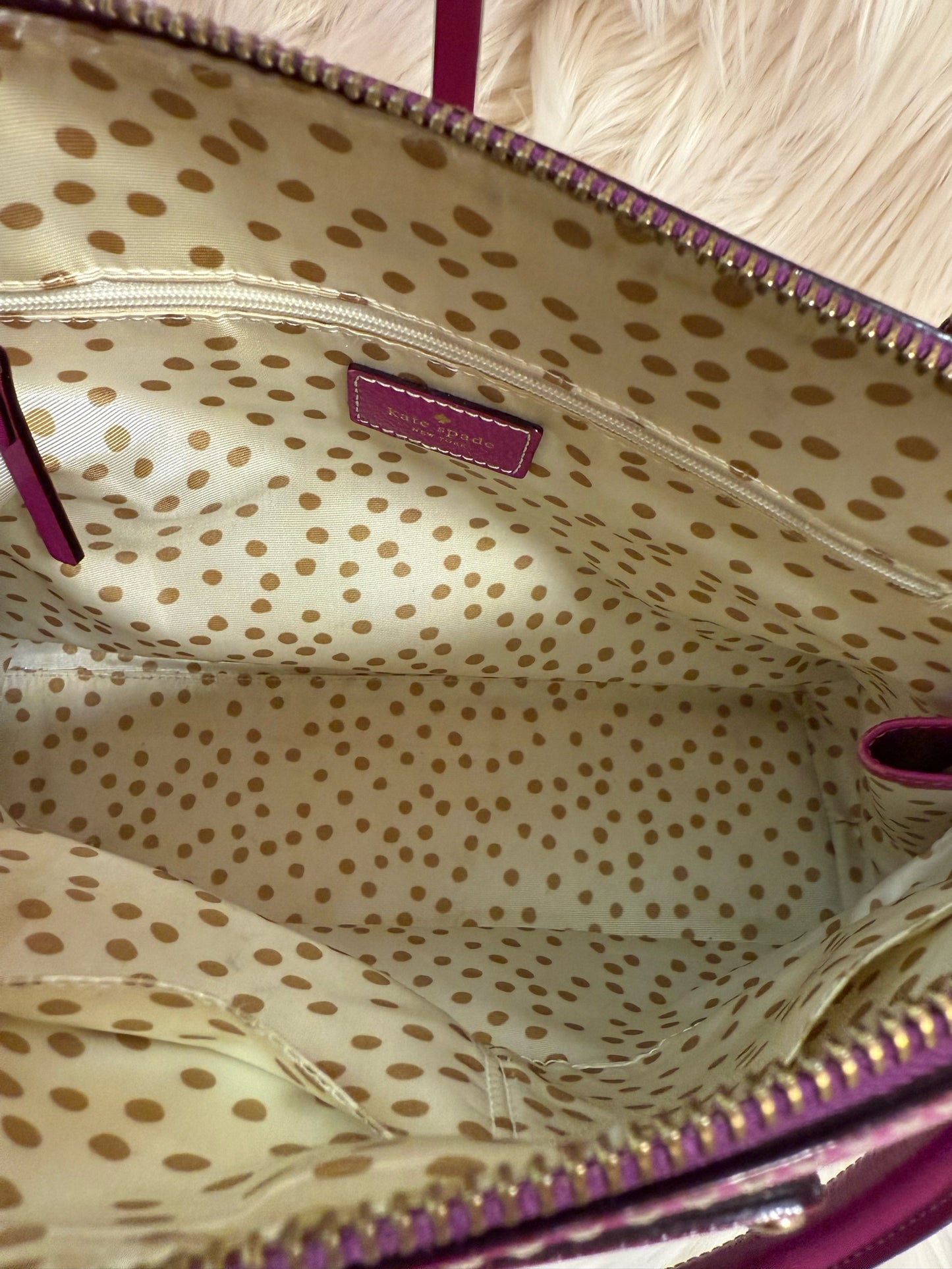KATE SPADE MAEDA FUCHSIA SHOULDER BAG