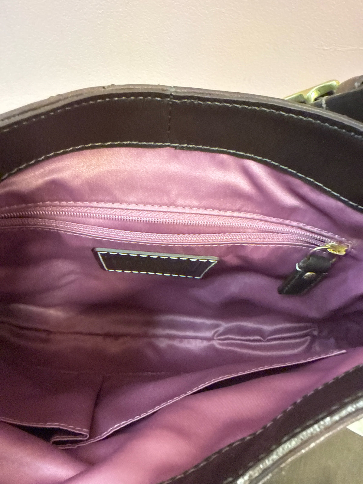 Coach Hamptons Hobo Bag in Dark Brown Signature "C"  Leather