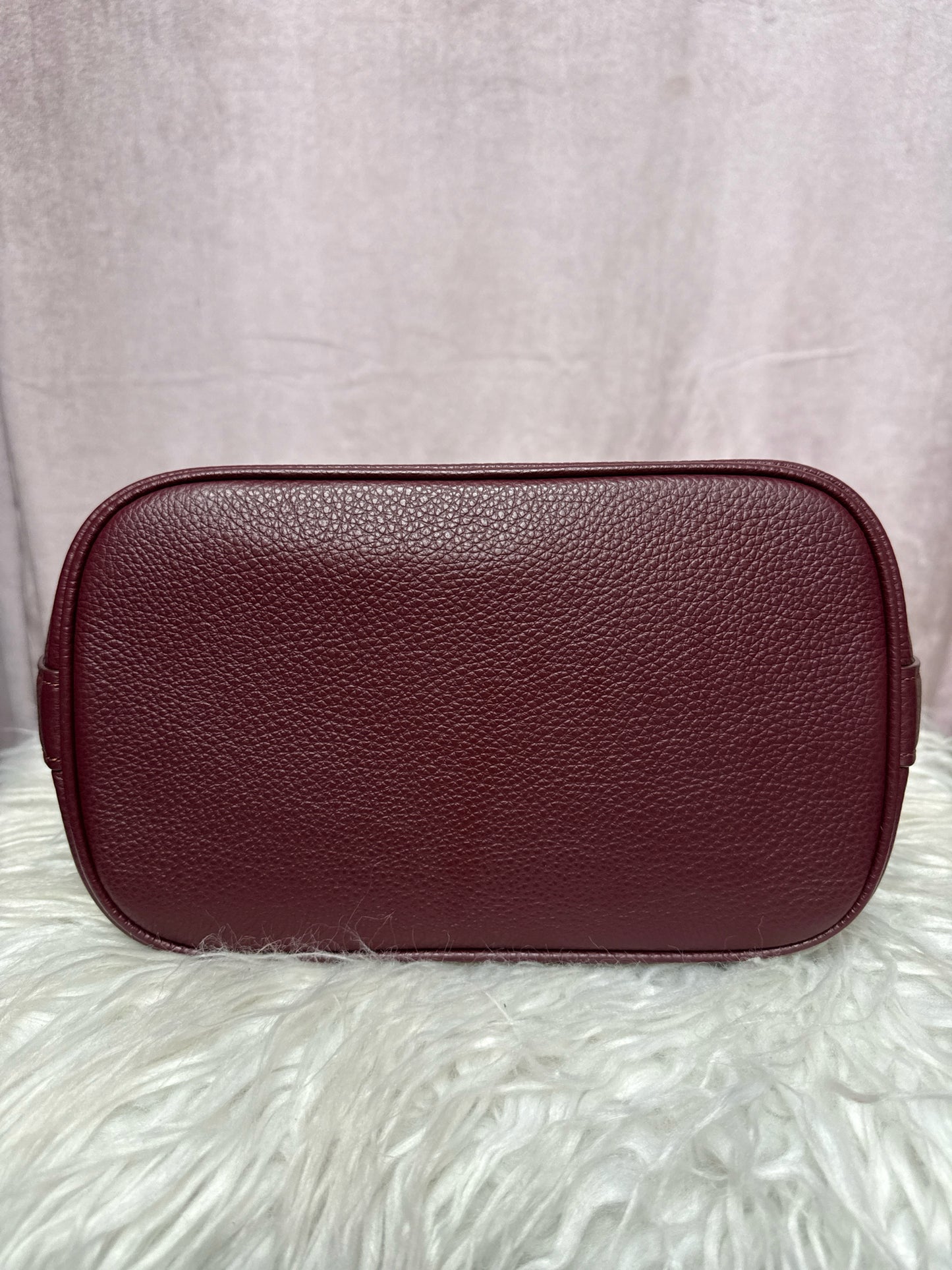 Coach Burgundy Jude Duffle Bag