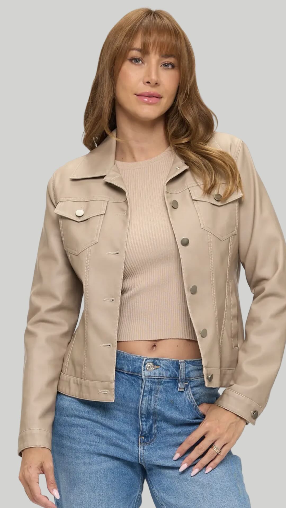 Noir Edge Jacket Available in Black and Cream