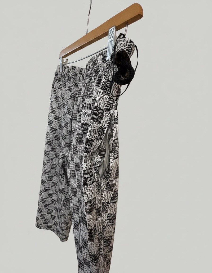 Louis Vuitton Damier Black & White Monogram Jogging Pants