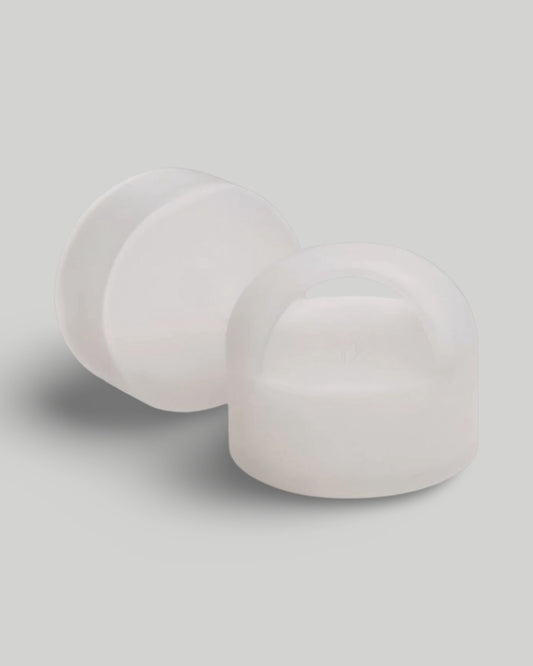 LOOP PROTECTIVE CAPS FOR WATER BOTTLES WHITE