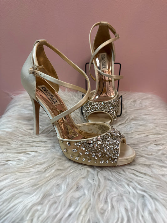 Badgley Mischka Tampa Embellished Satin Sandals
