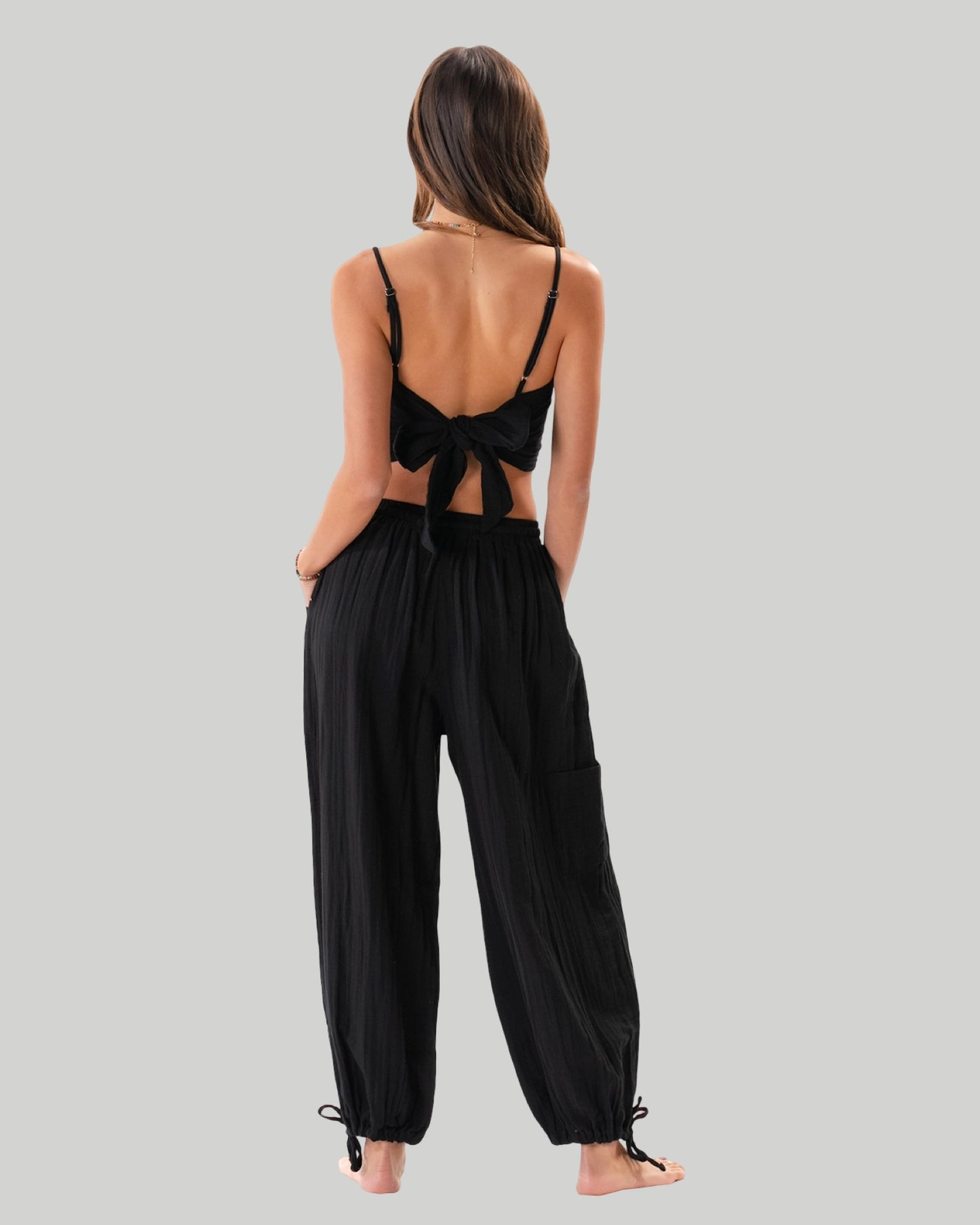 Adventure Cargo Pants Available in Granite, Creme, and Black