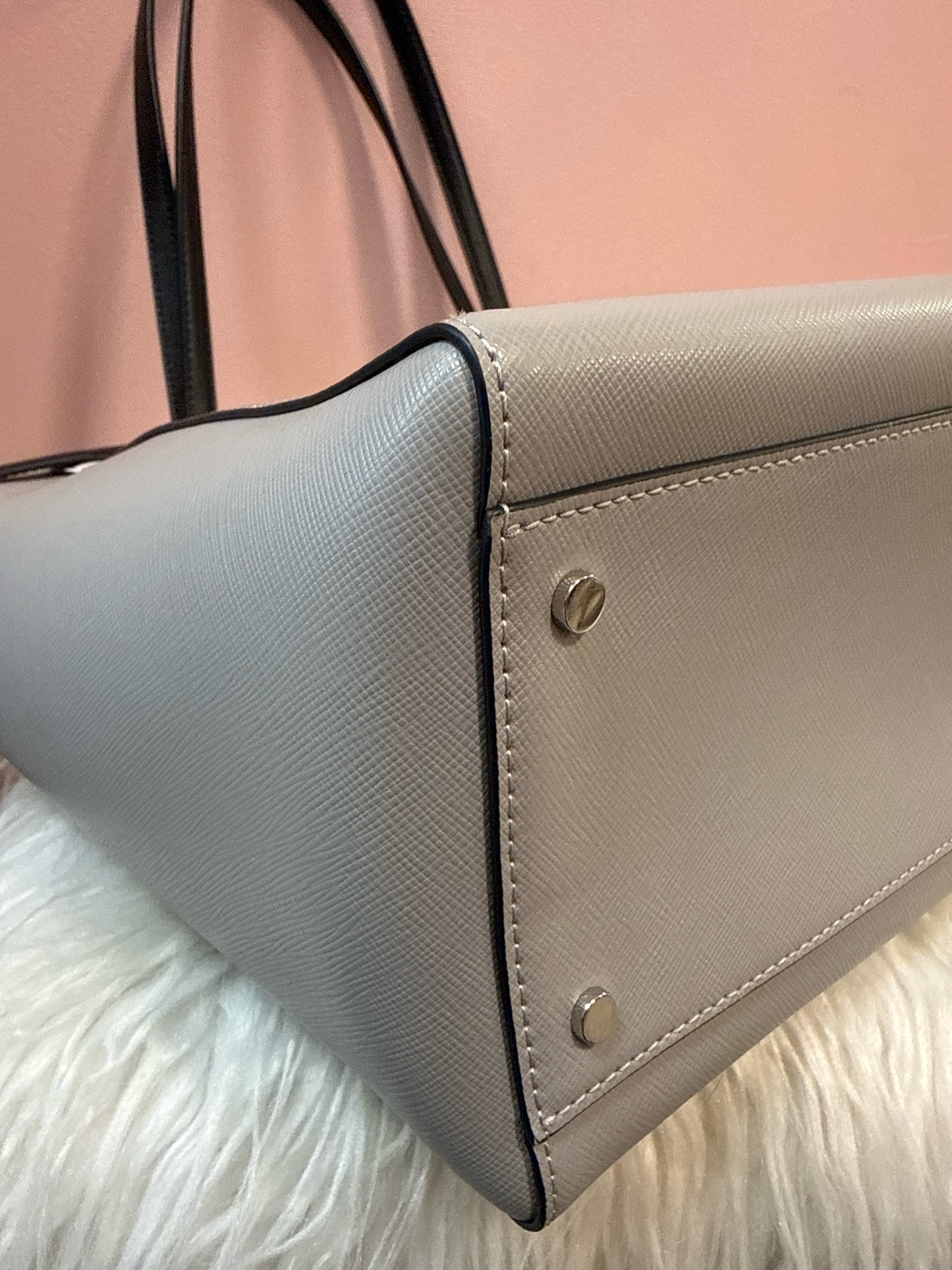 Kate Spade New York Staci Colorblock Saffiano Leather Laptop Tote