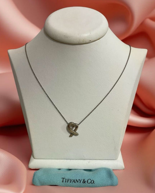 TIFFANY & CO PALOMA PICASSO SM LOVING HEART SHORT NECKLACE